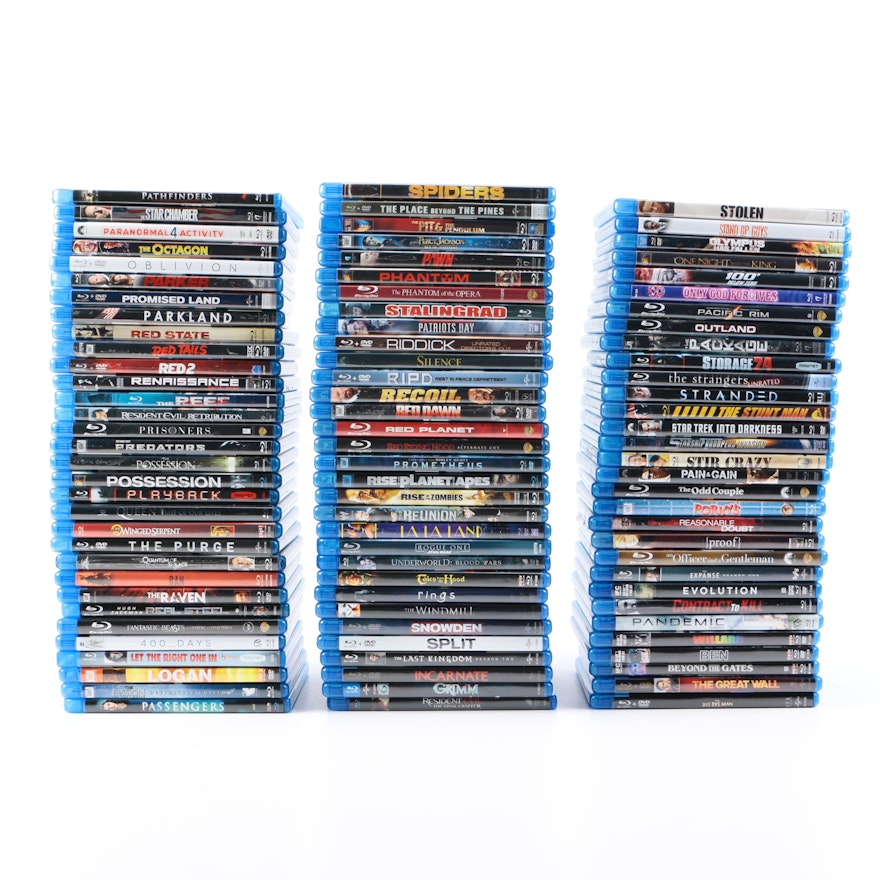 Large Collection of  Blu-Ray DVD's