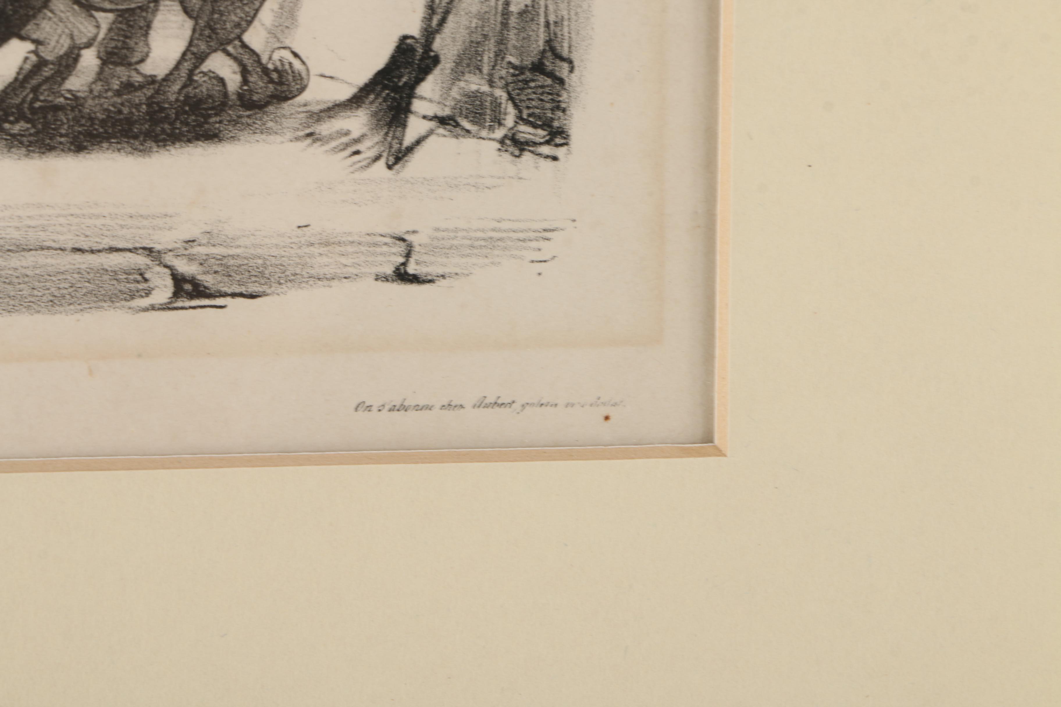 Collection of Honore Daumier Lithographs