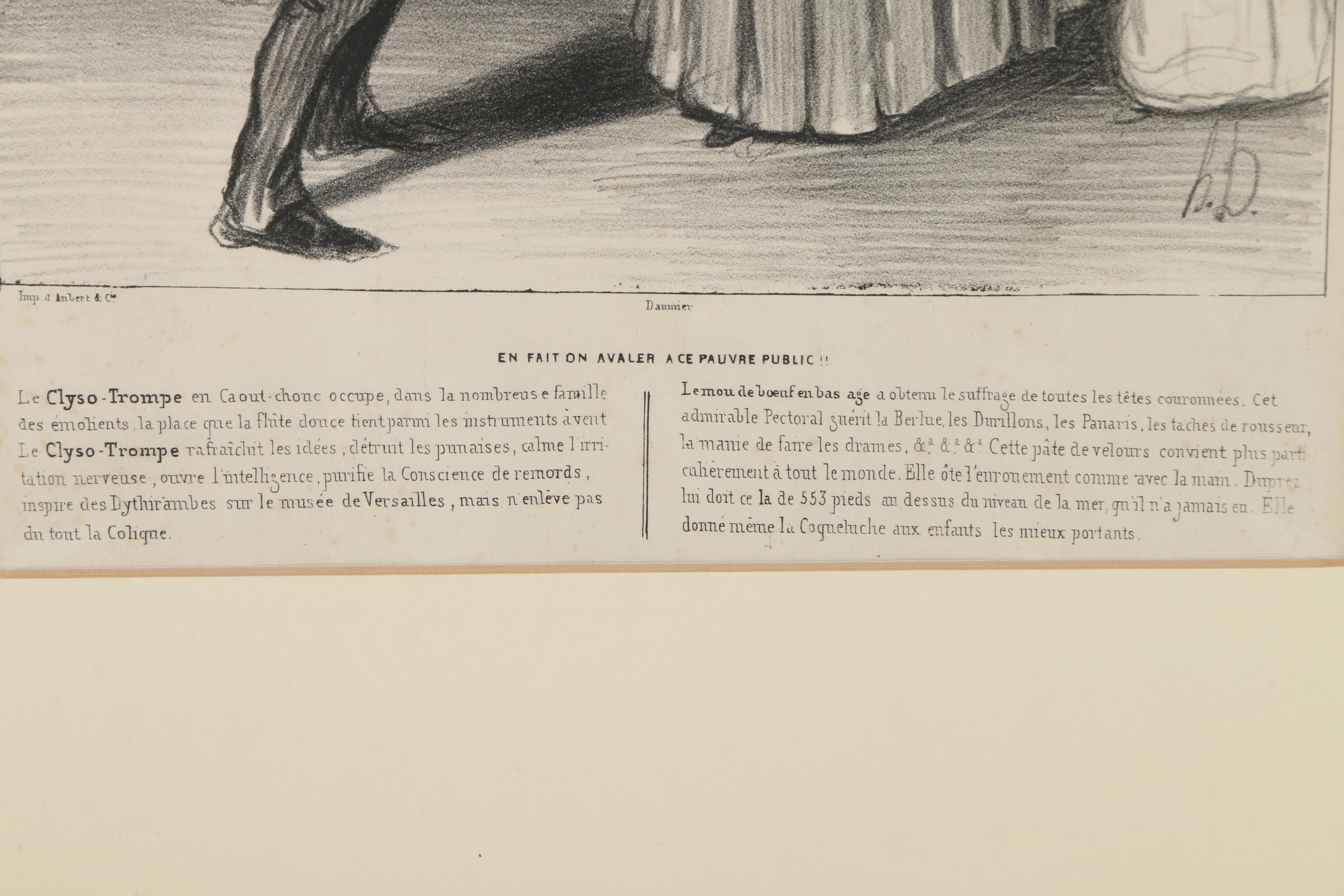 Collection of Honore Daumier Lithographs
