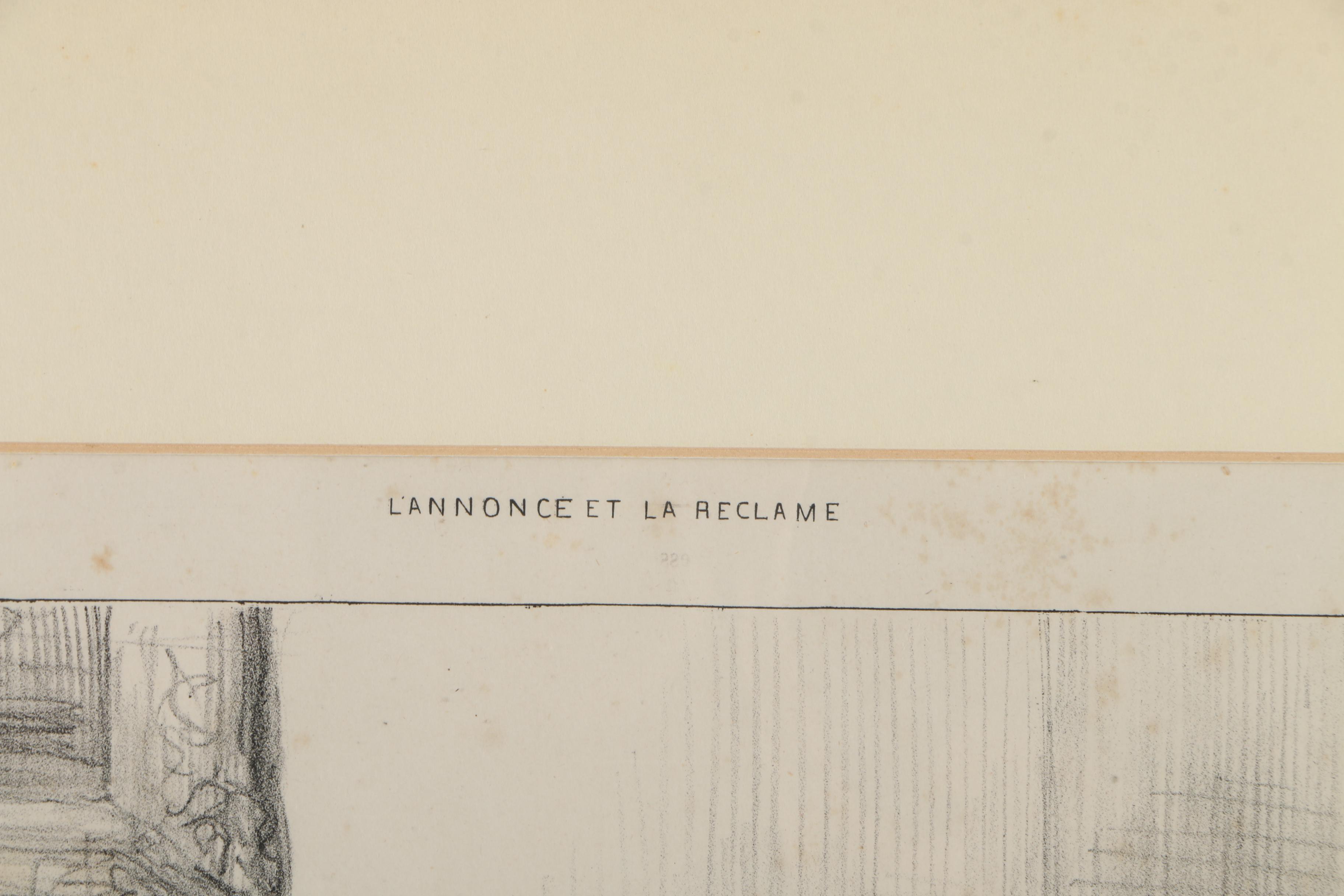 Collection of Honore Daumier Lithographs