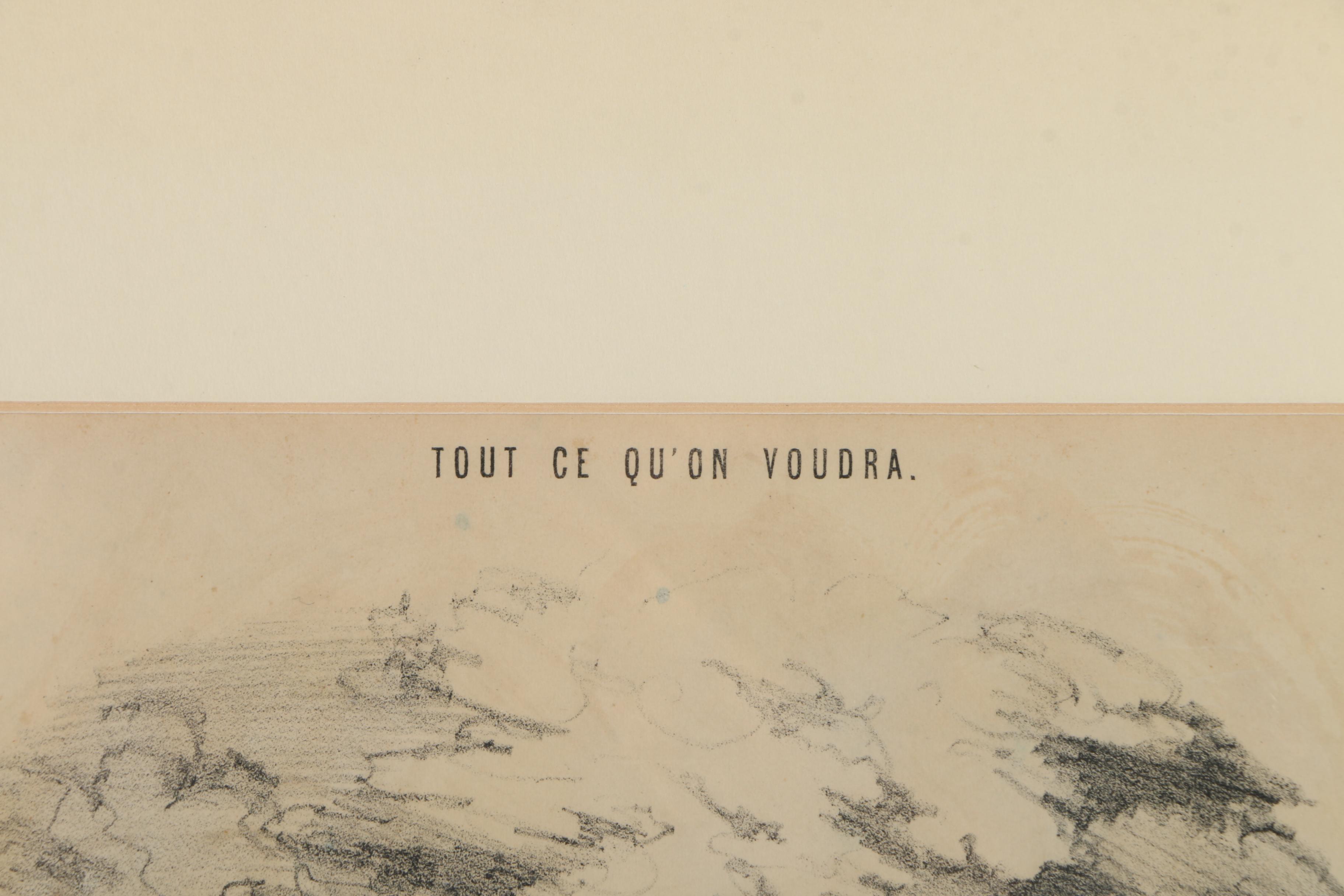 Collection of Honore Daumier Lithographs on Paper