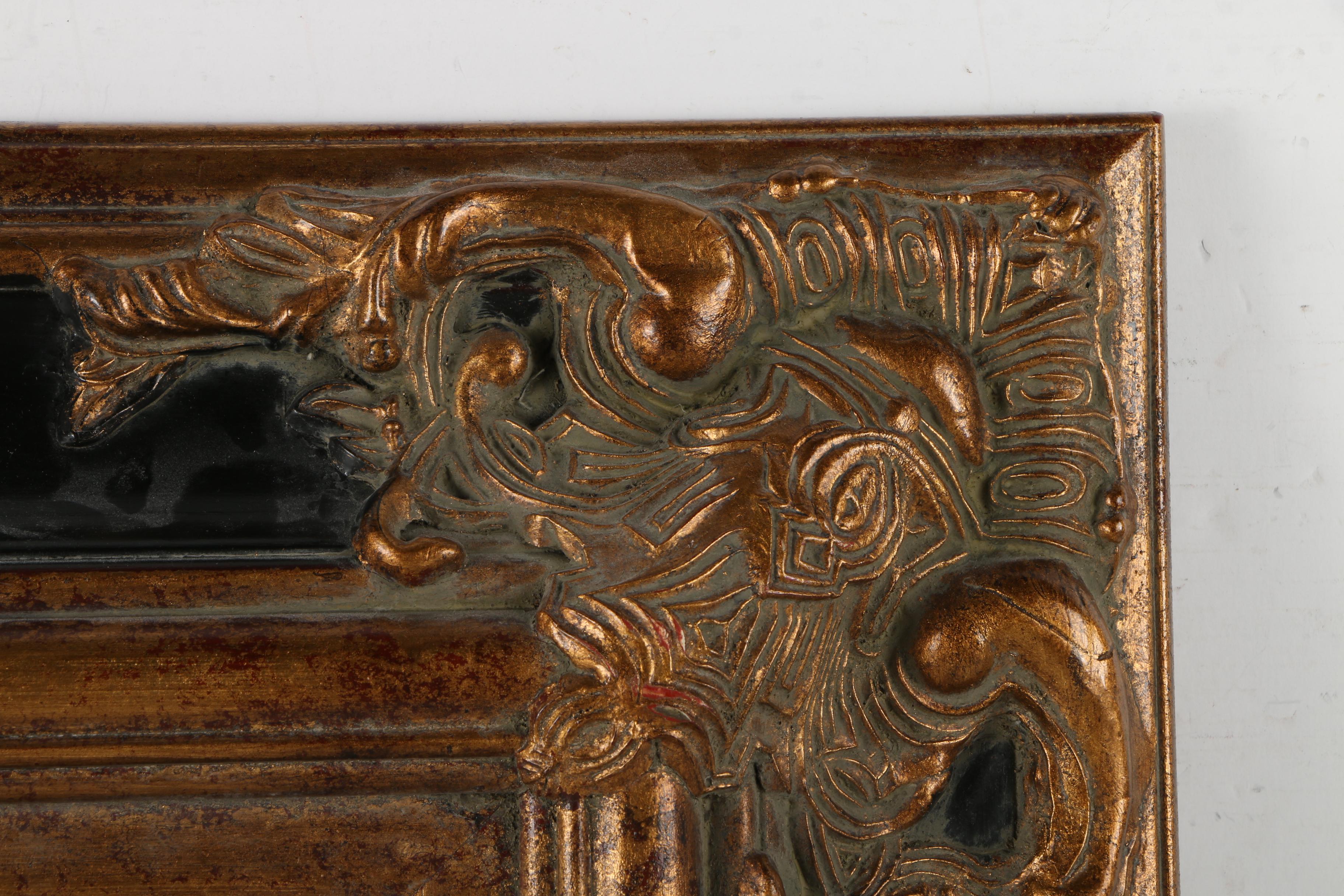 Oil Painting on Wood Panel of Anthropomorphic Dog