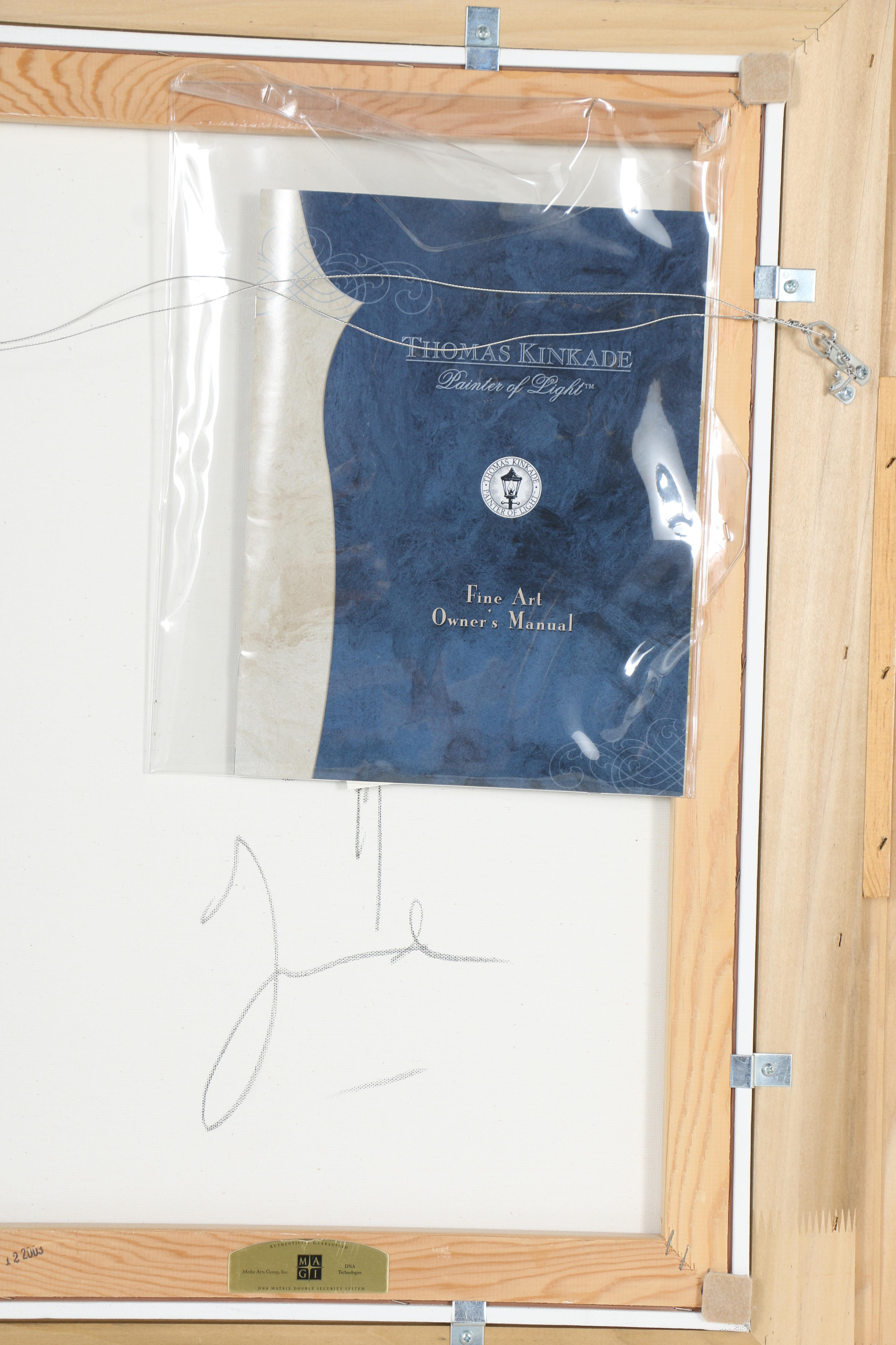 Thomas Kinkade Limited Edition Embellished Offset Lithograph "City by the Bay"