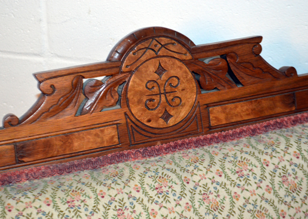 Antique Victorian Eastlake Platform Rocker