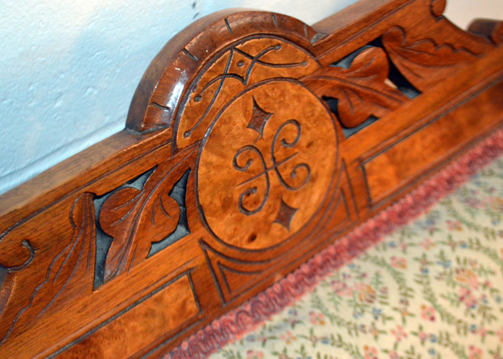 Antique Victorian Eastlake Platform Rocker