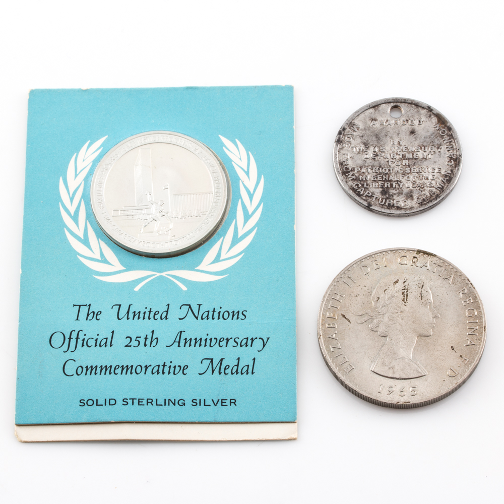 Group of Three Commemorative Coins