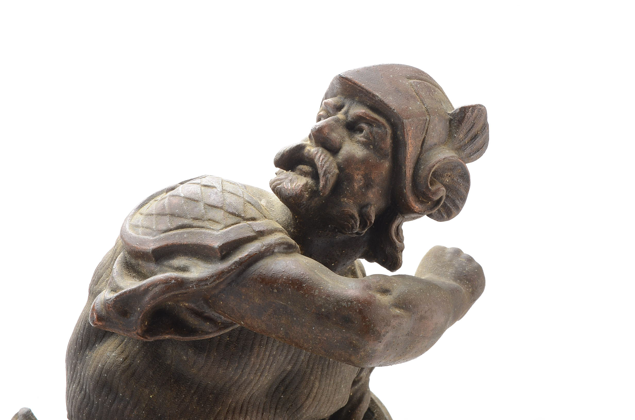 New Haven Roman Gladiator Figural Clock