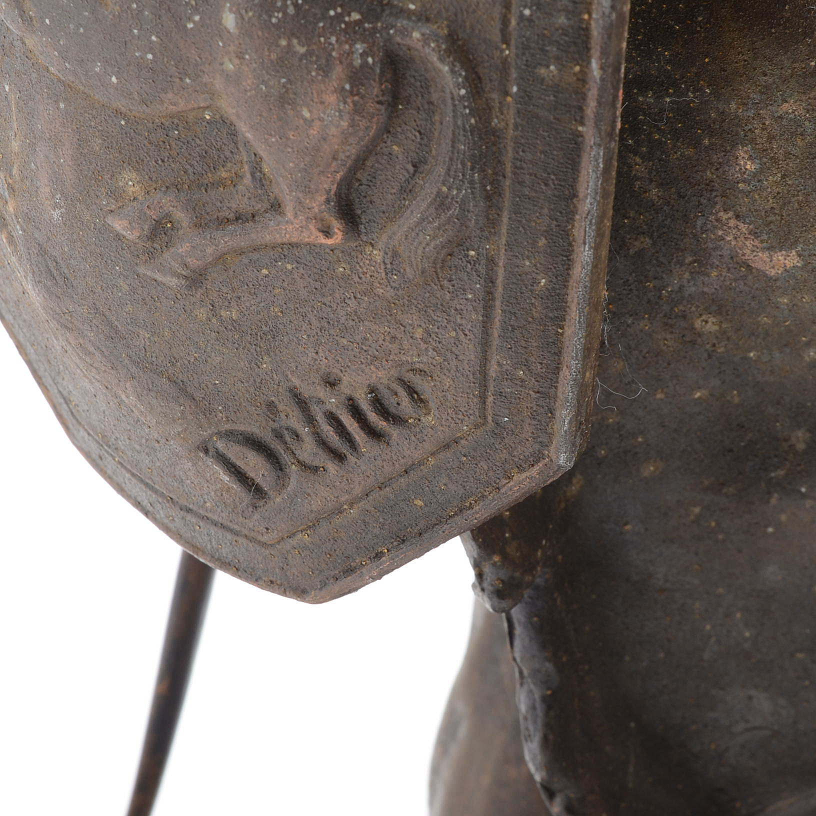 New Haven Roman Gladiator Figural Clock