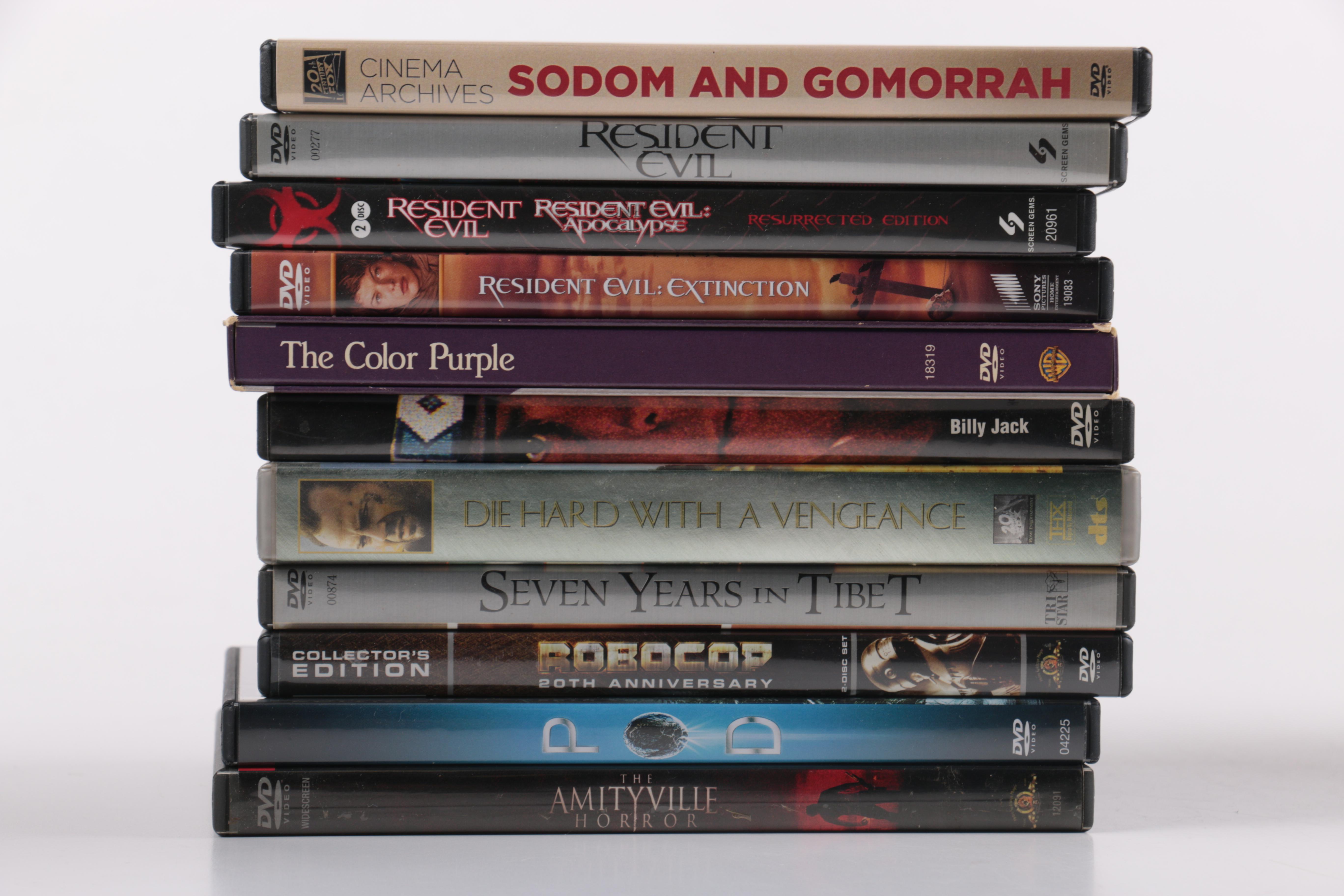 Collection of Eighty Four DVD Movies featuring "Dead Pool"