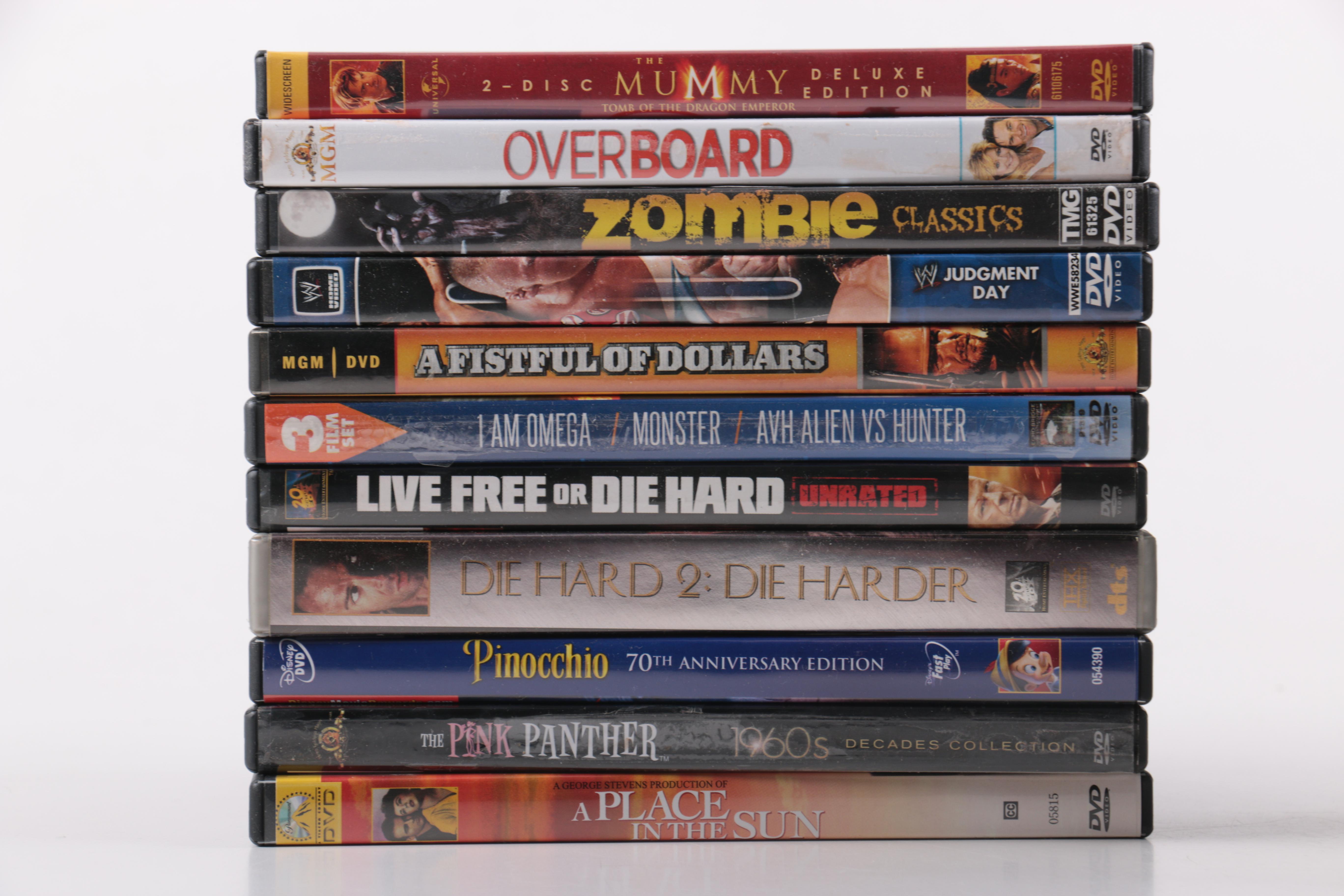 Collection of Eighty Four DVD Movies featuring "Dead Pool"
