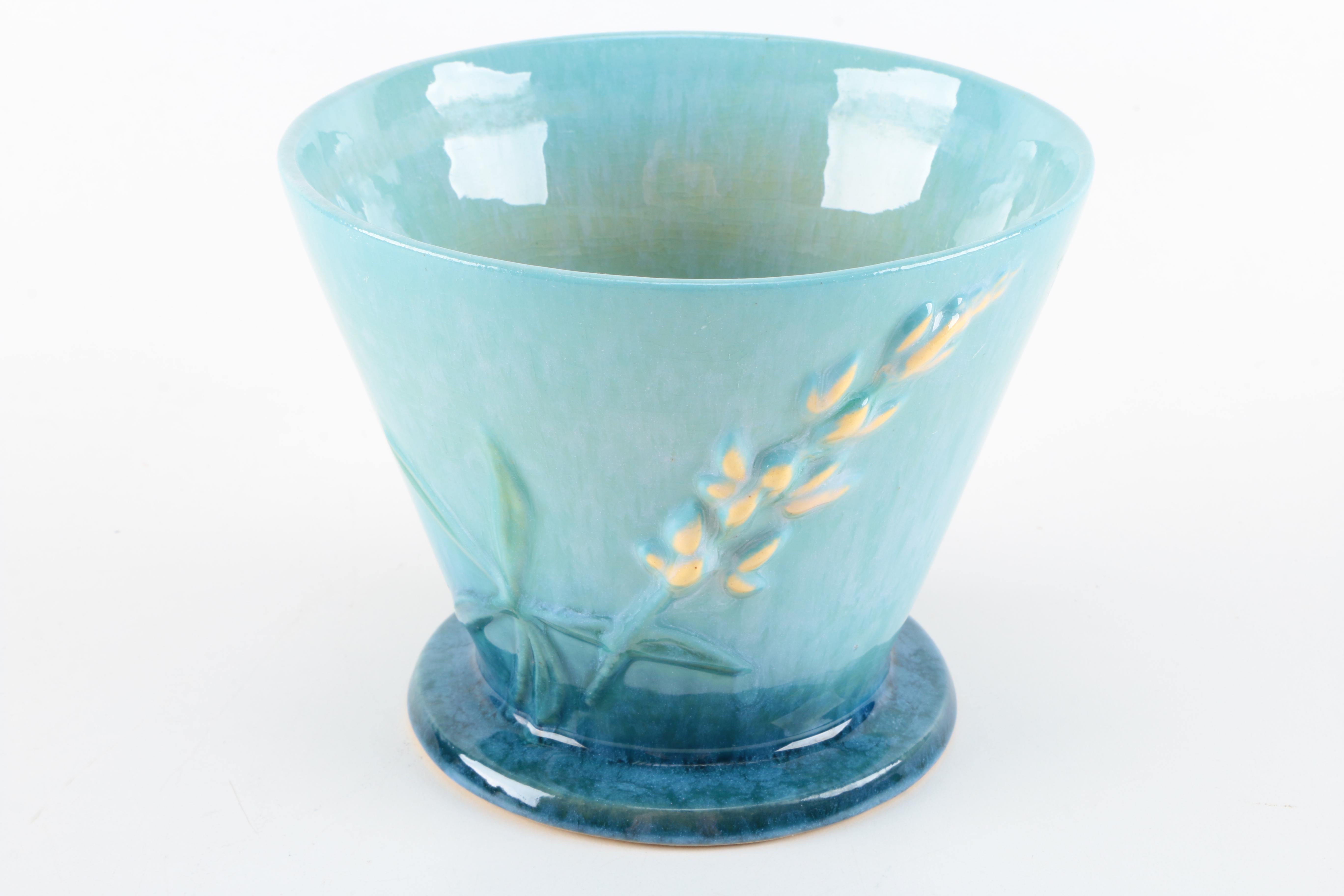 Roseville Pottery "Ming Tree" Bowl and "Wincraft Flower Pot