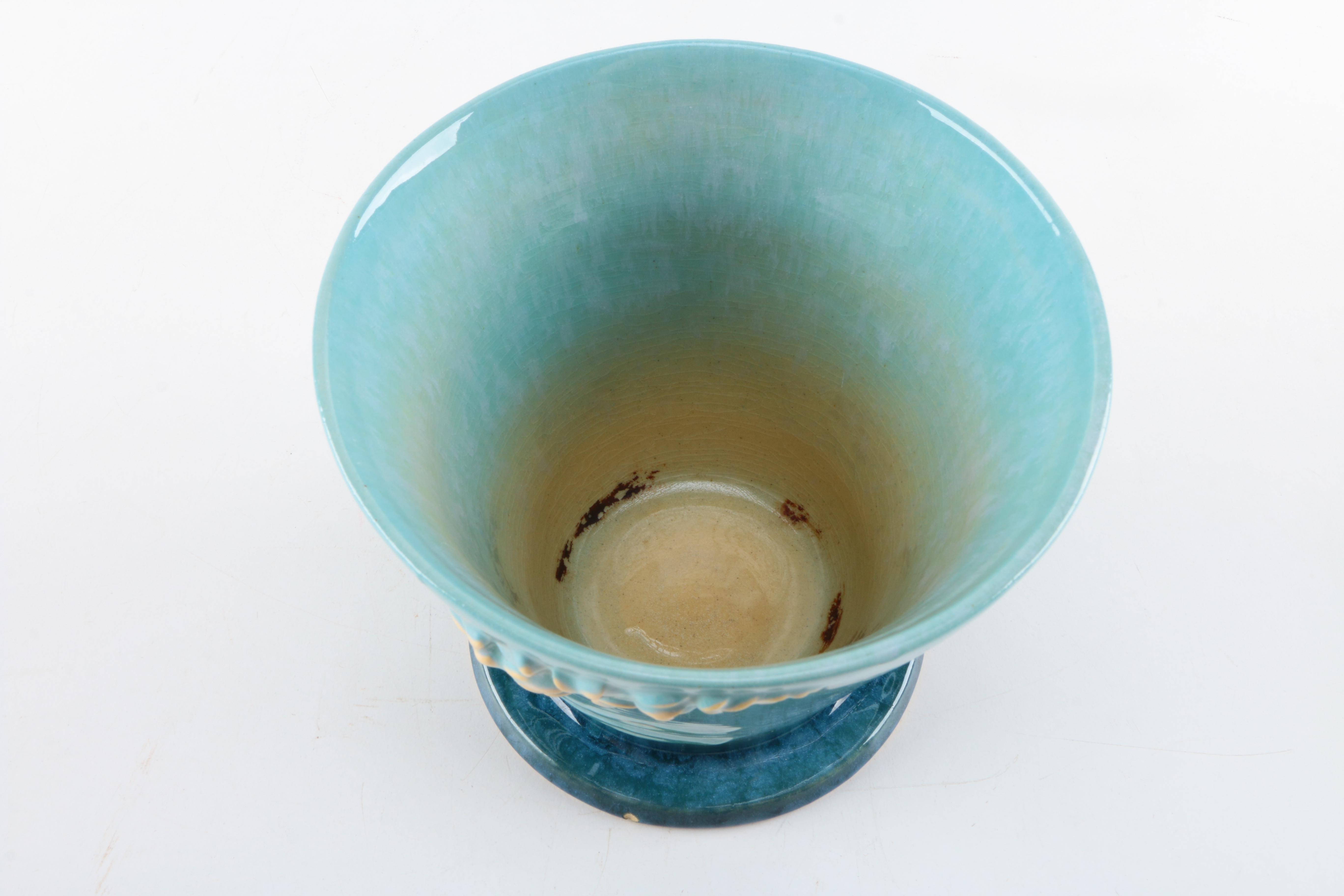 Roseville Pottery "Ming Tree" Bowl and "Wincraft Flower Pot