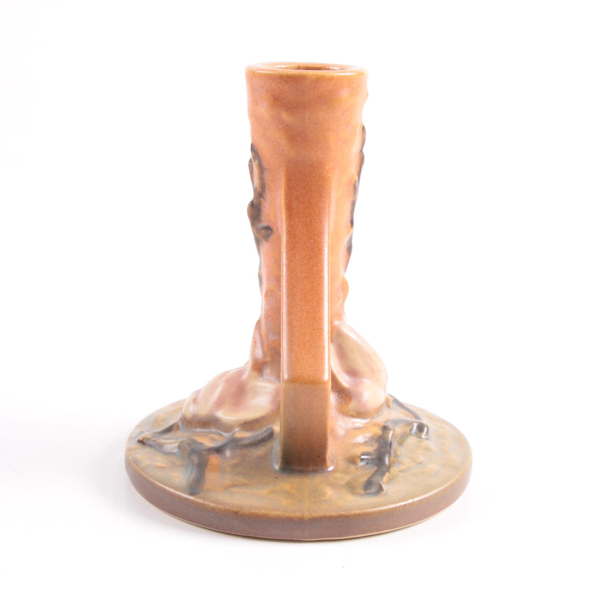 Roseville Pottery "Magnolia"Vase and Candle Holders