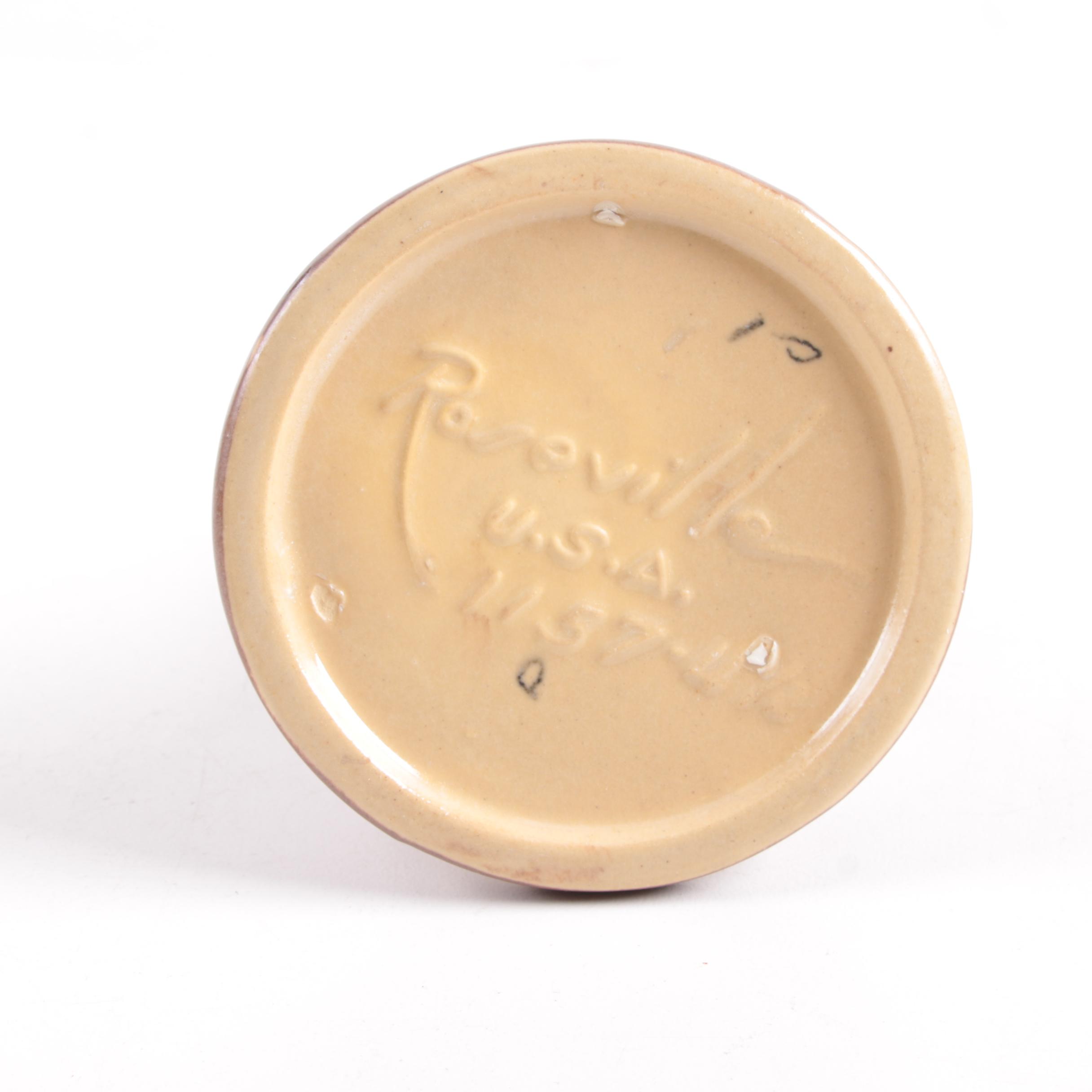 Roseville Pottery "Magnolia"Vase and Candle Holders