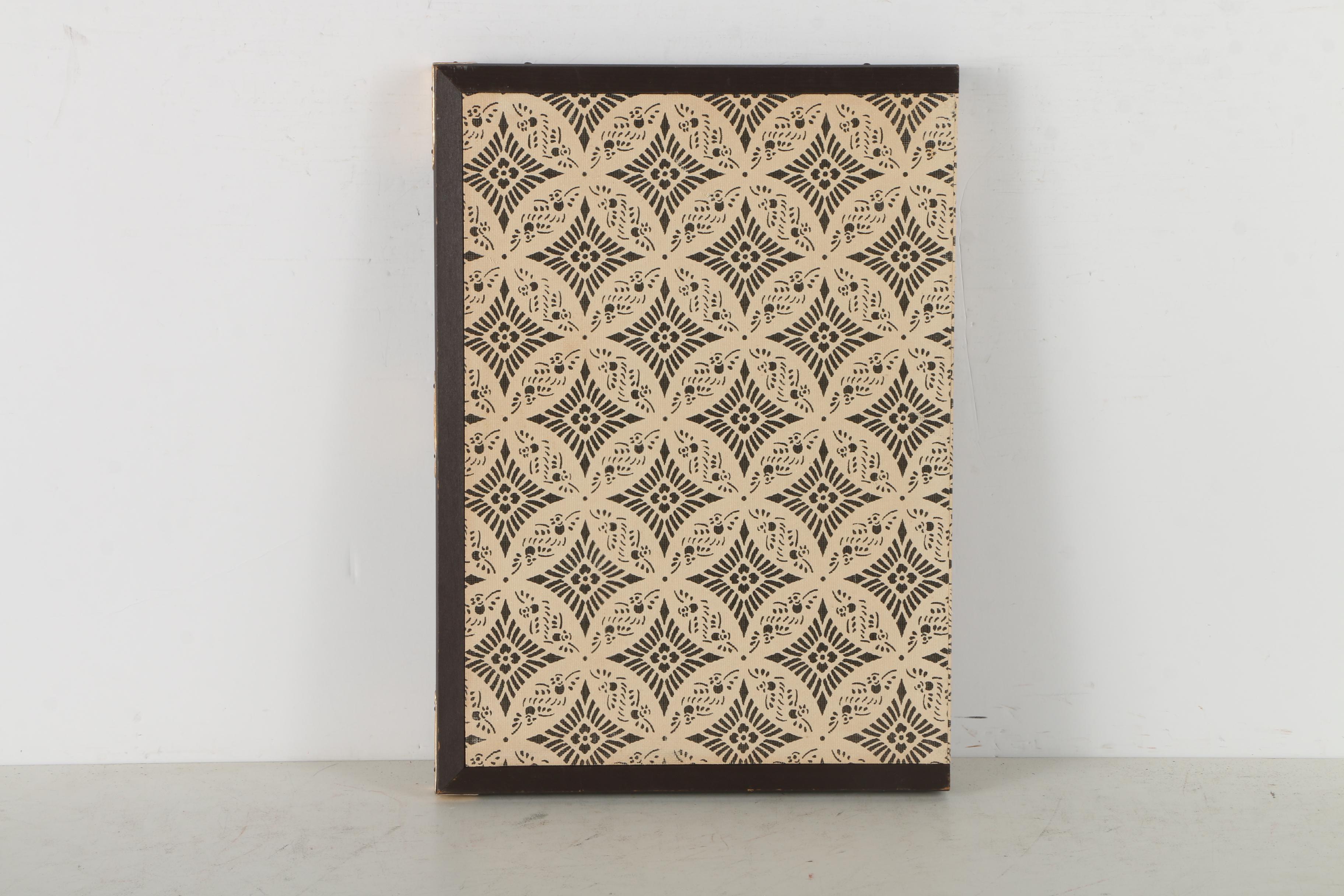 Japanese Two-Fold Painted Folding Screen