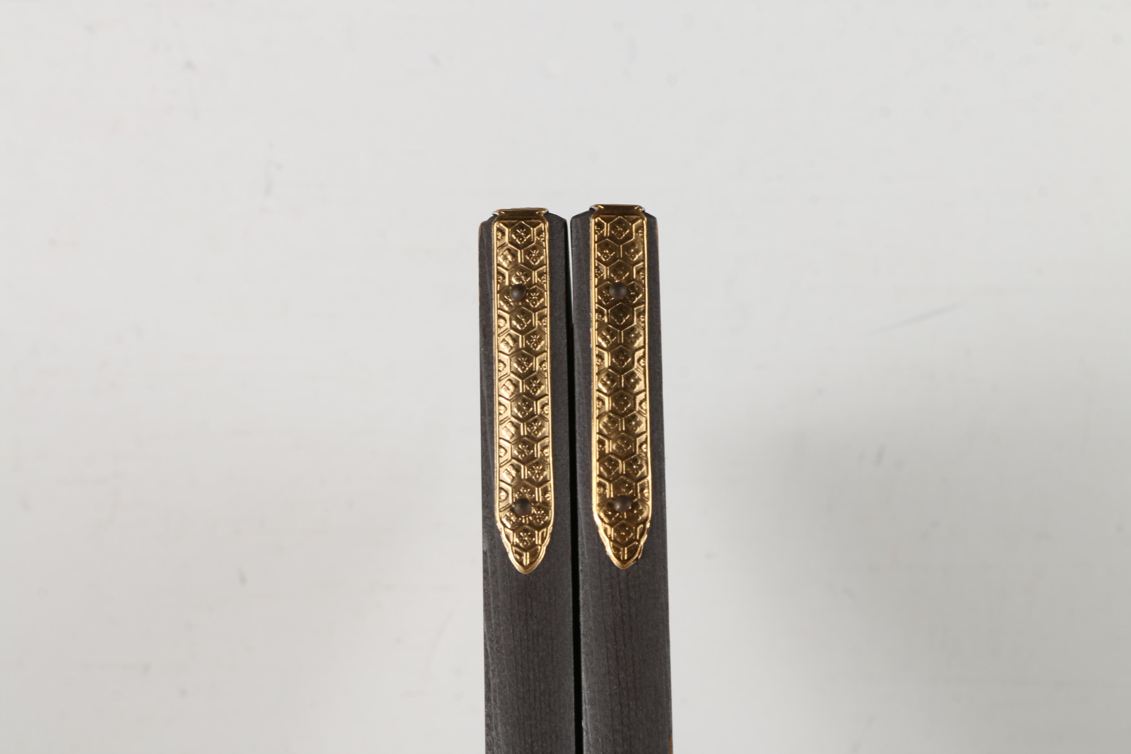 Japanese Two-Fold Painted Folding Screen