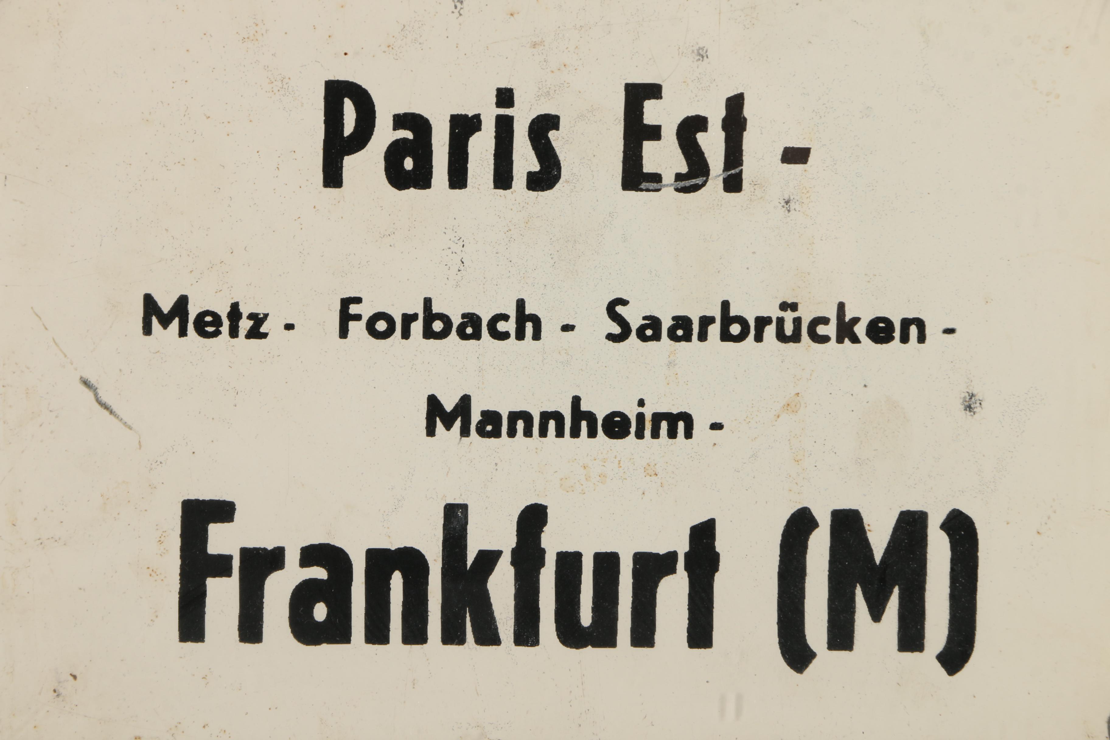 Pair of Vintage European Signs