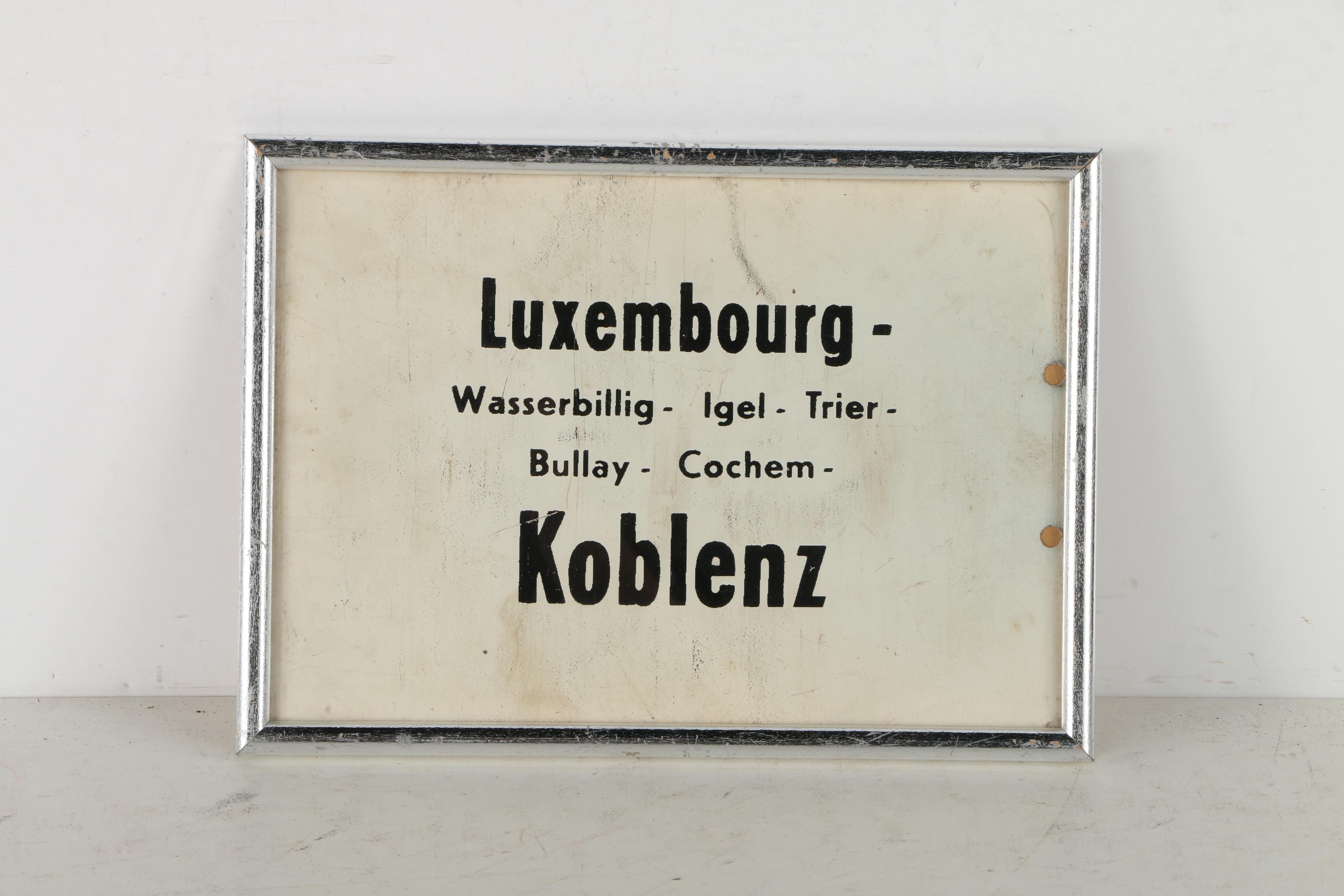 Pair of Vintage European Signs