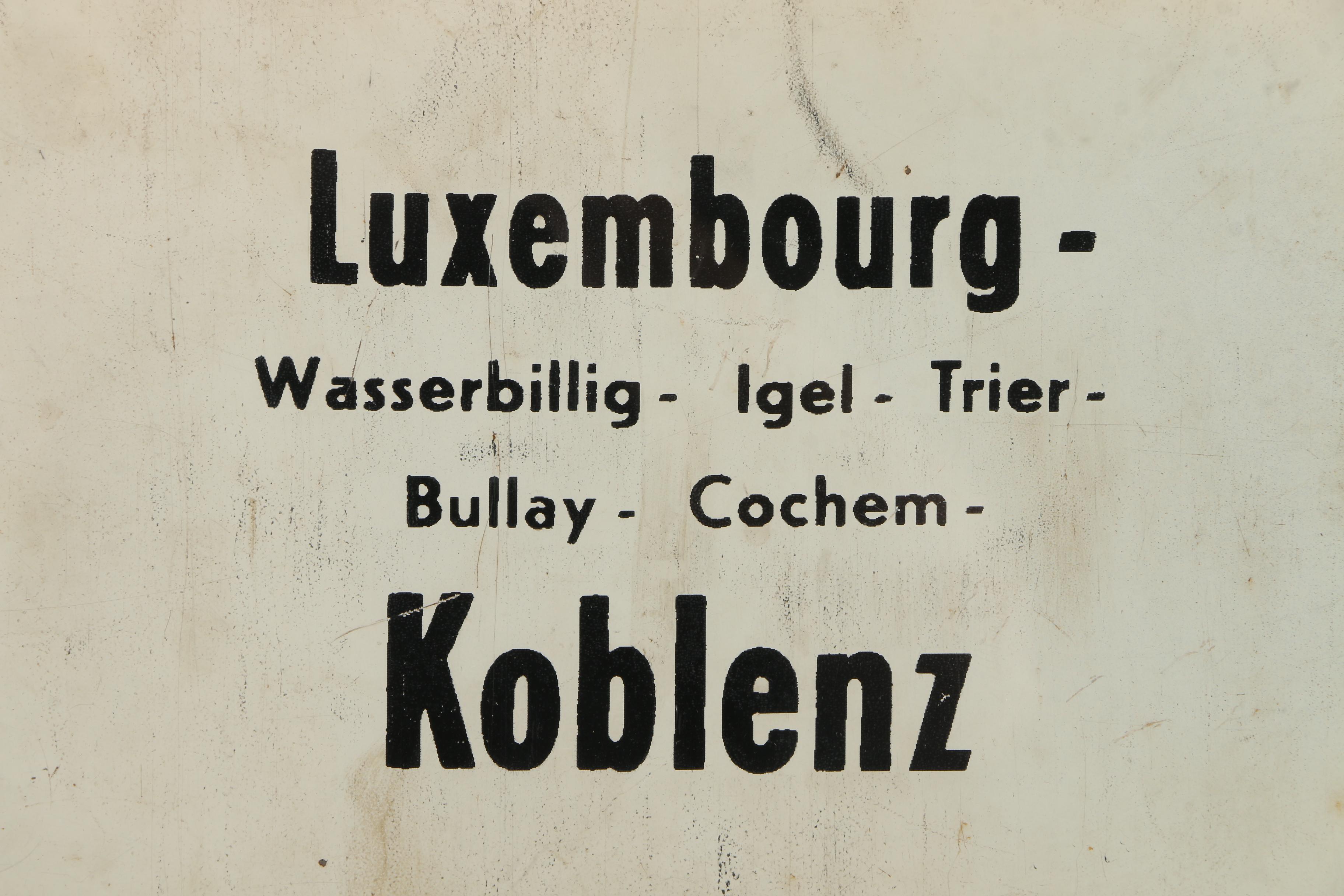 Pair of Vintage European Signs