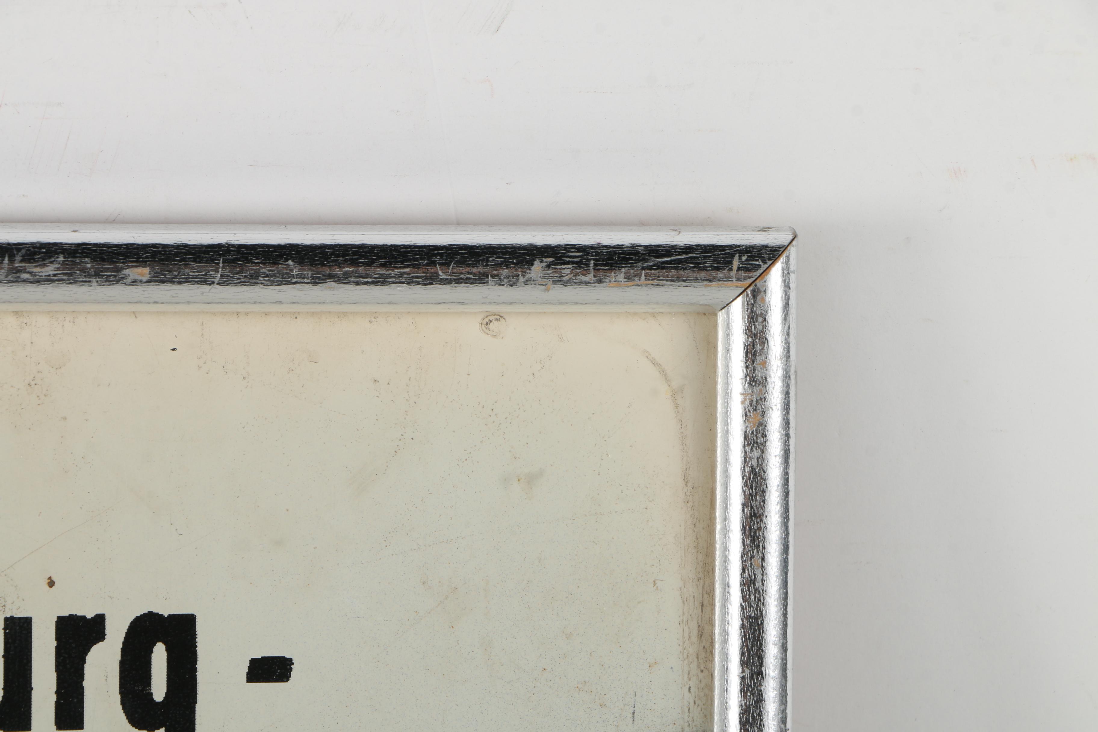 Pair of Vintage European Signs