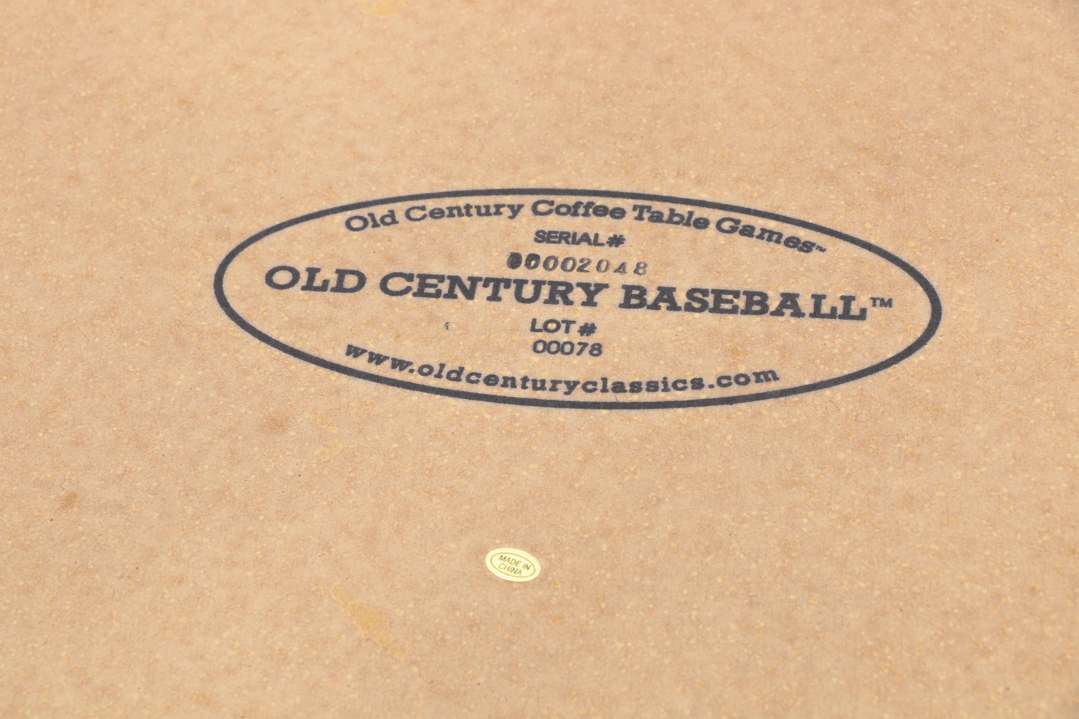 Classic Old Century Baseball Game