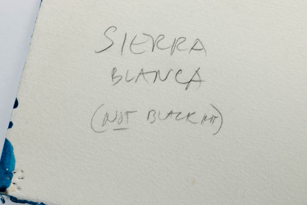 Acrylic Painting on Paper "Sierra Blanca"