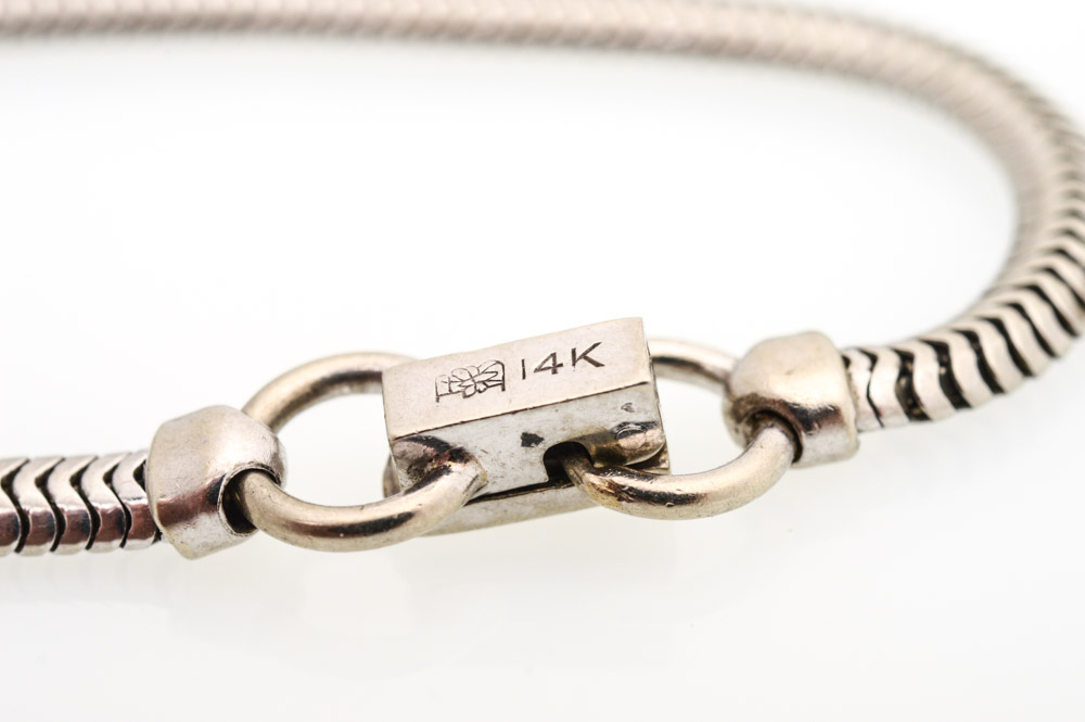 14K White Gold Diamond Hamilton and Diamond Gruen Watches