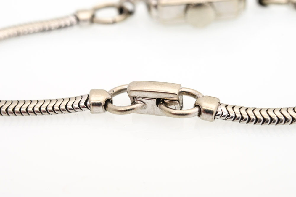 14K White Gold Diamond Hamilton and Diamond Gruen Watches