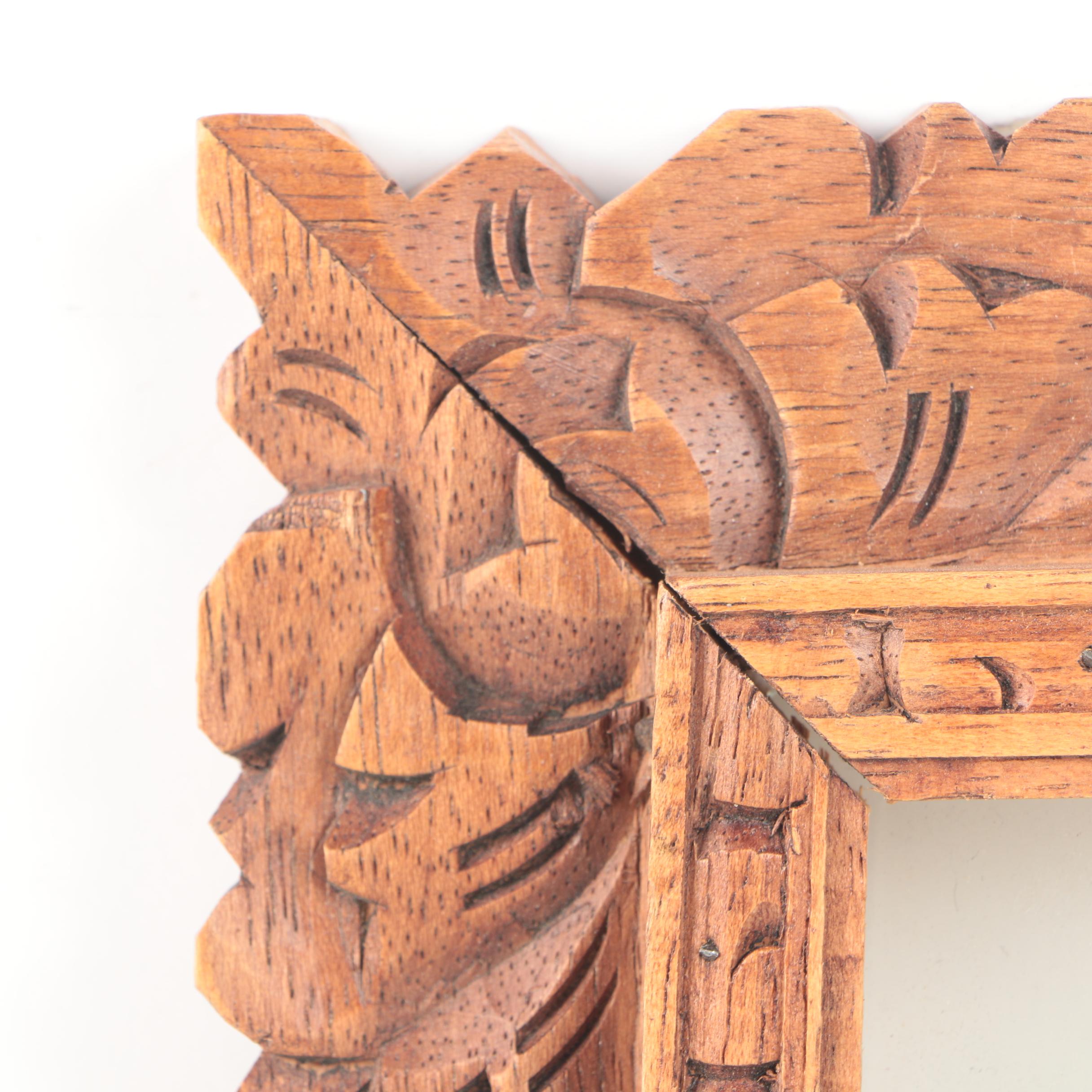 Vintage Carved Wooden Frame