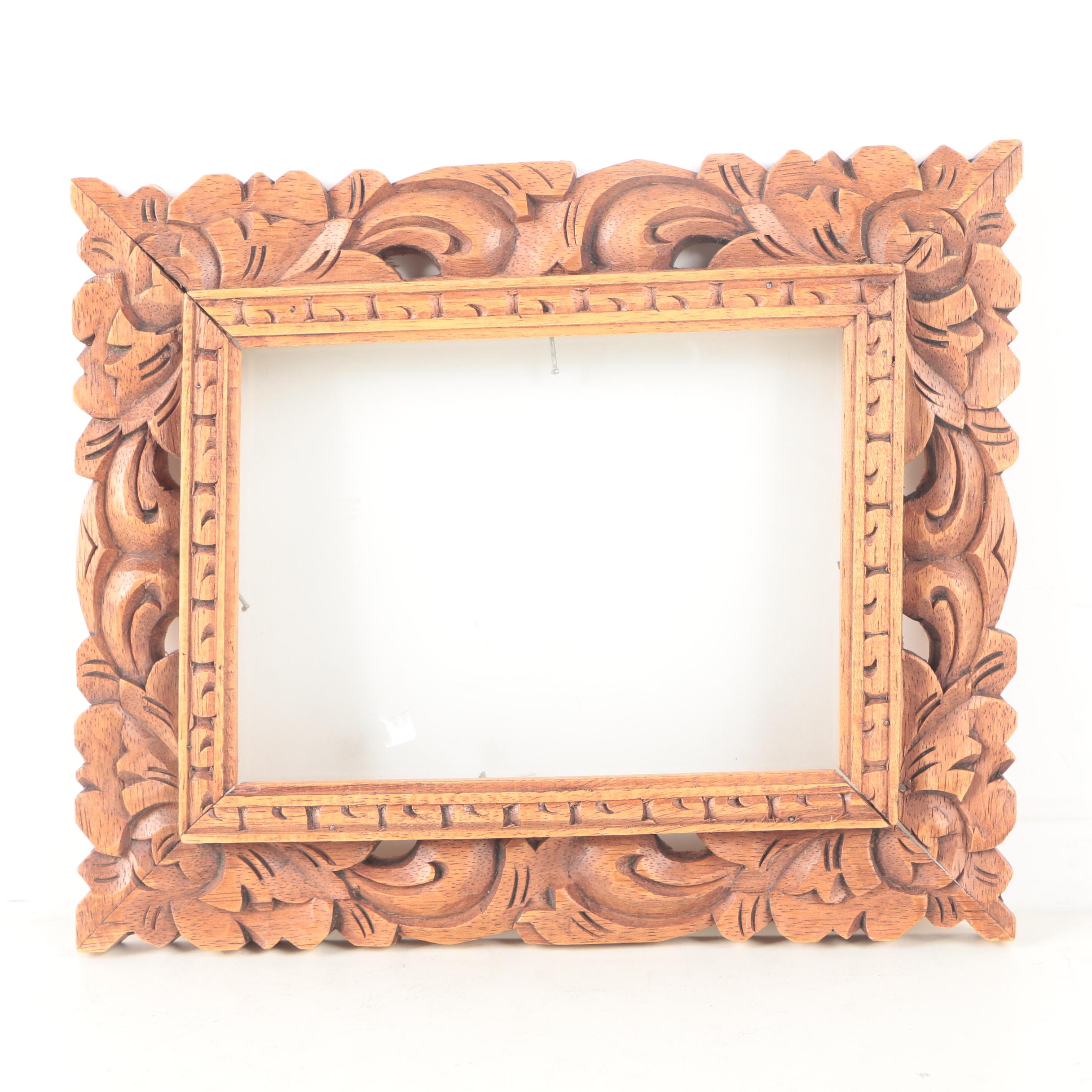 Vintage Carved Wooden Frame
