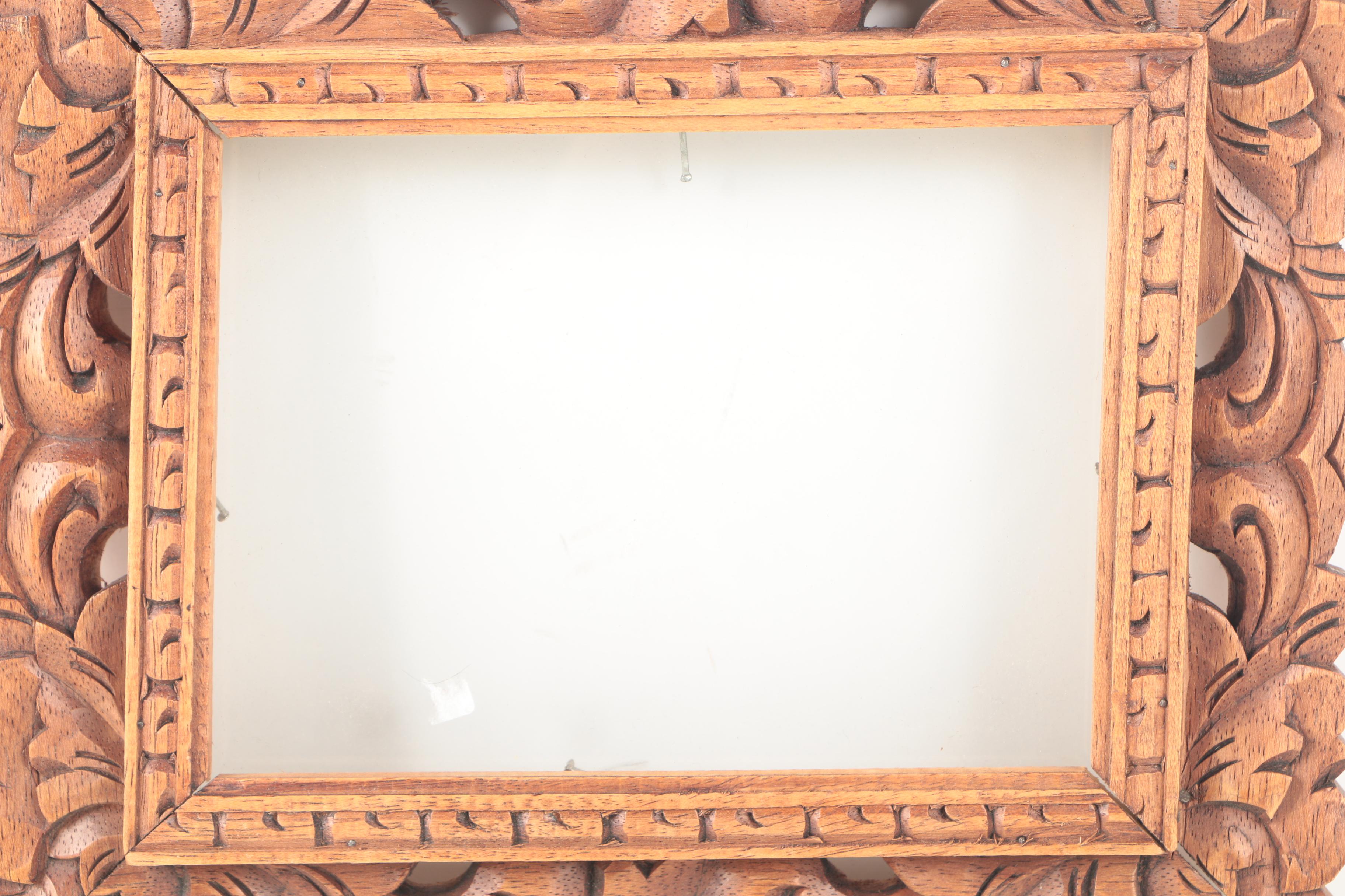 Vintage Carved Wooden Frame