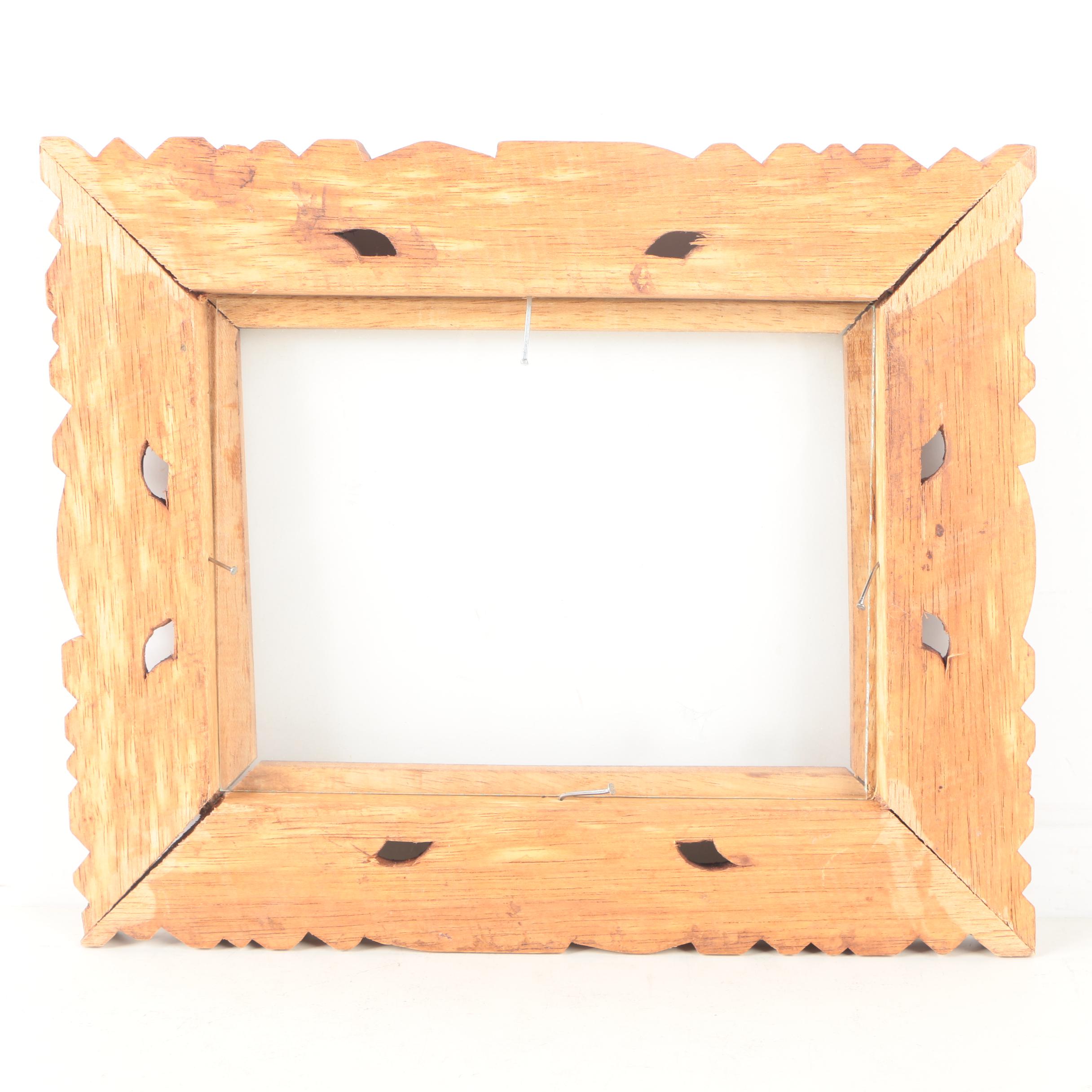Vintage Carved Wooden Frame