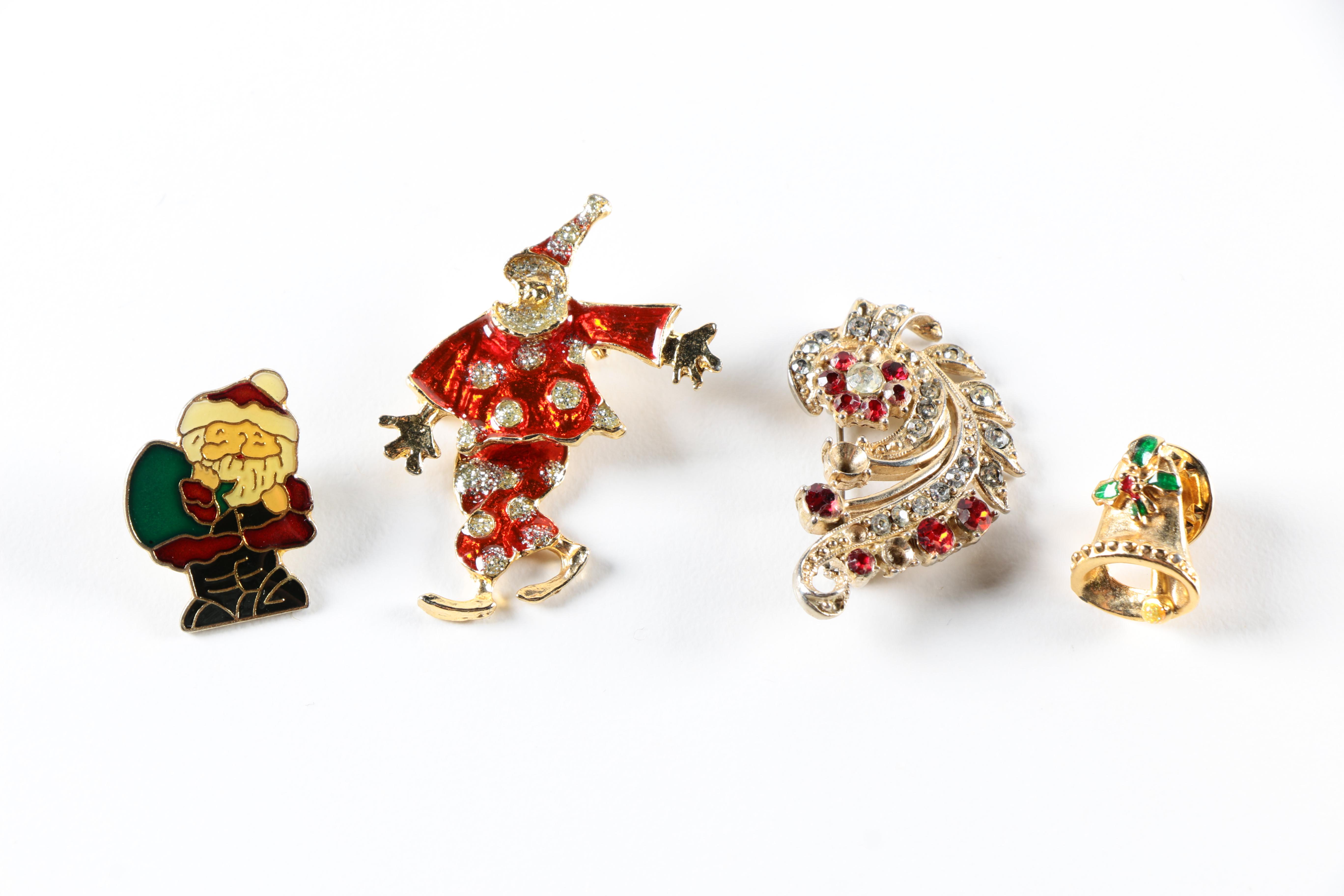 Vintage Gilded Costume Jewelry Including Monet