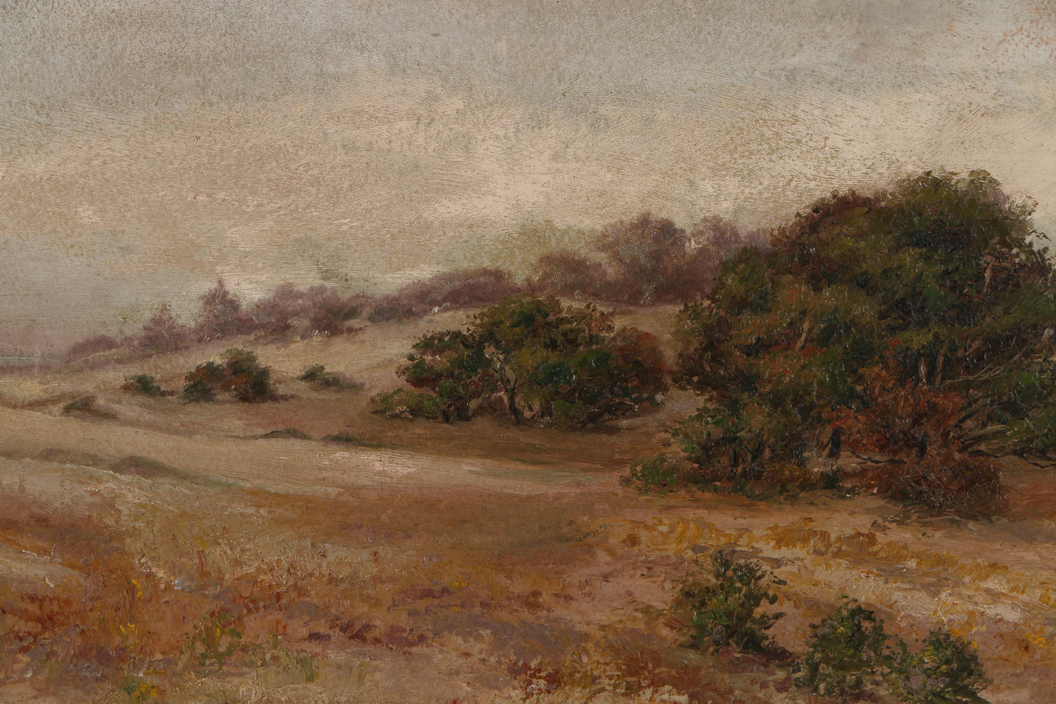 Cora Wright Oil on Panel of a Landscape