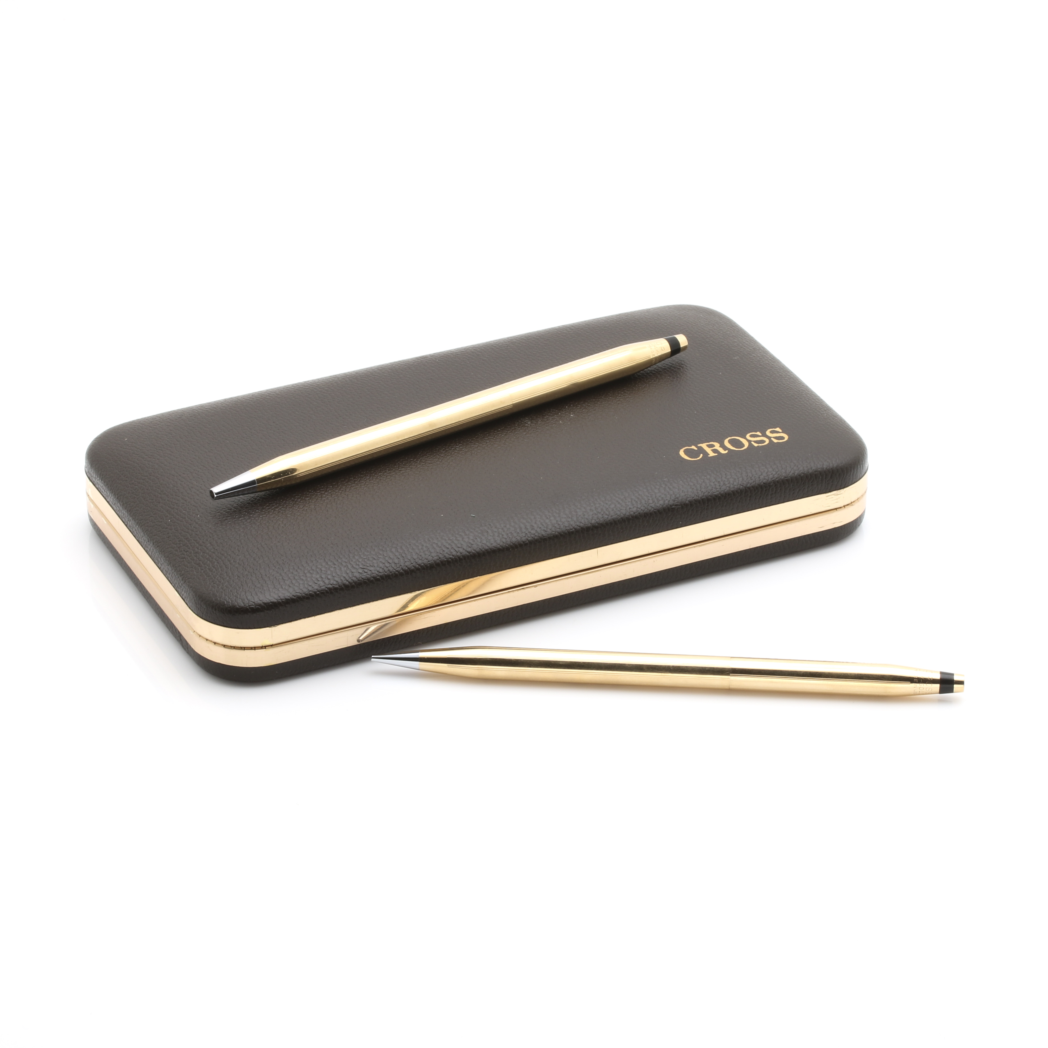 Cross 14K Yellow Gold Pen and Pencil Set