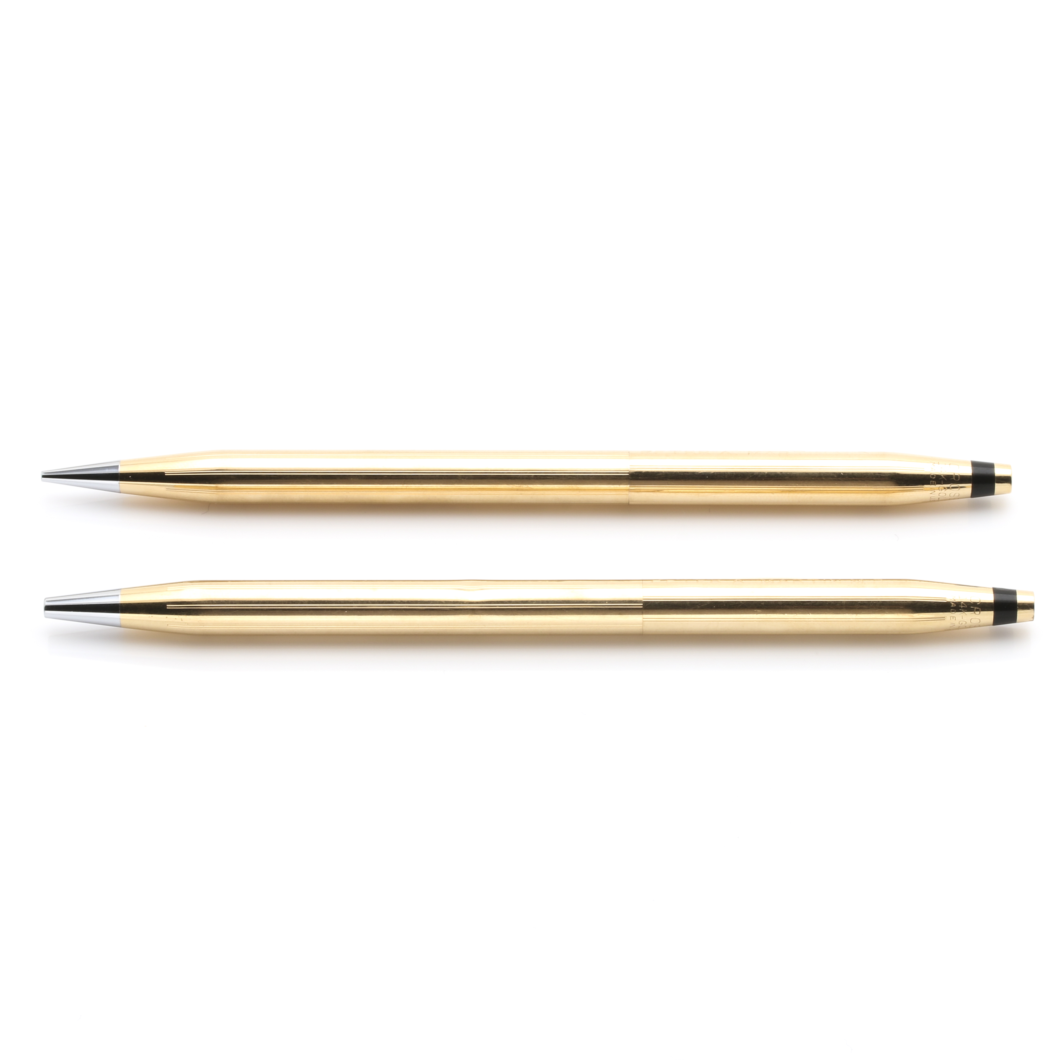 Cross 14K Yellow Gold Pen and Pencil Set