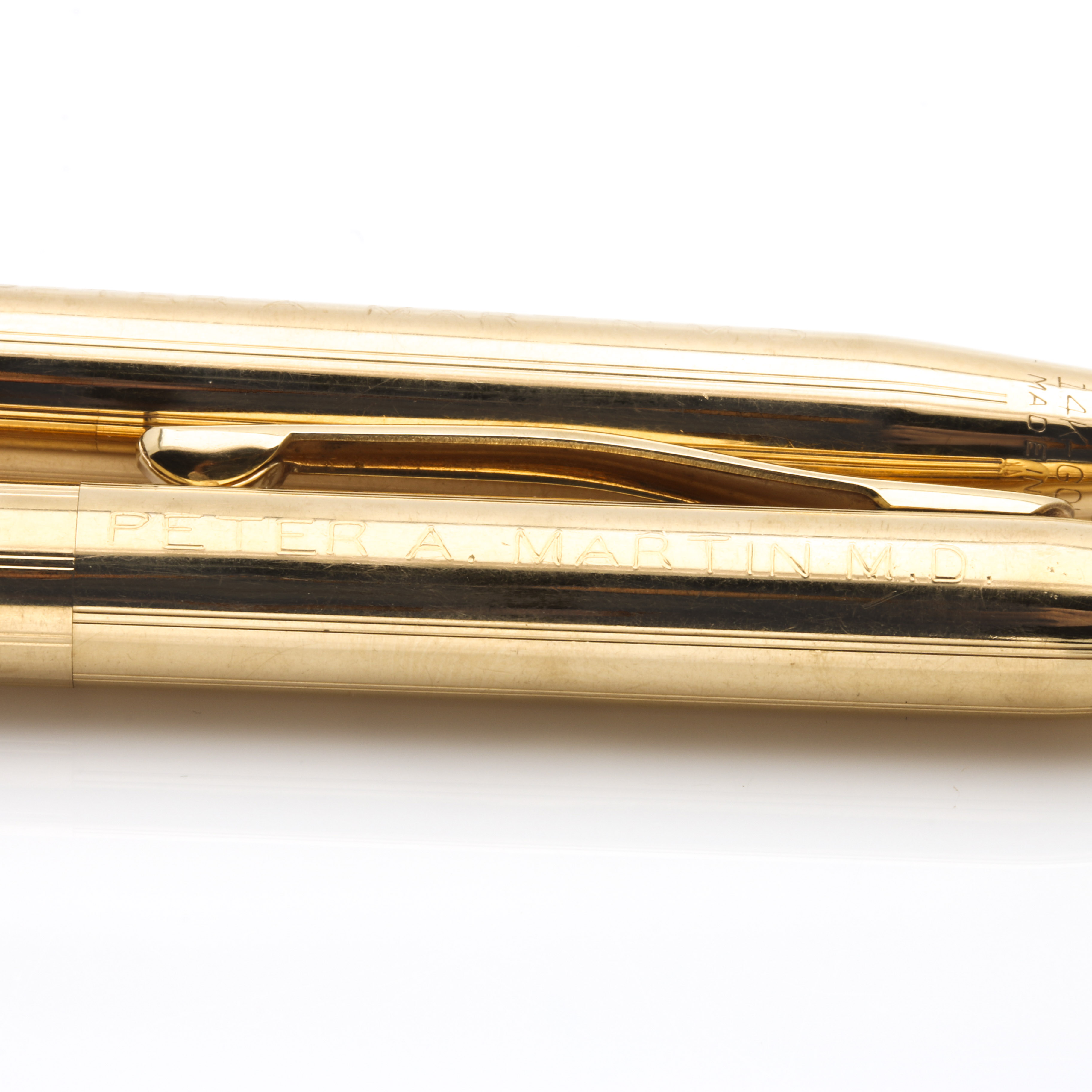 Cross 14K Yellow Gold Pen and Pencil Set