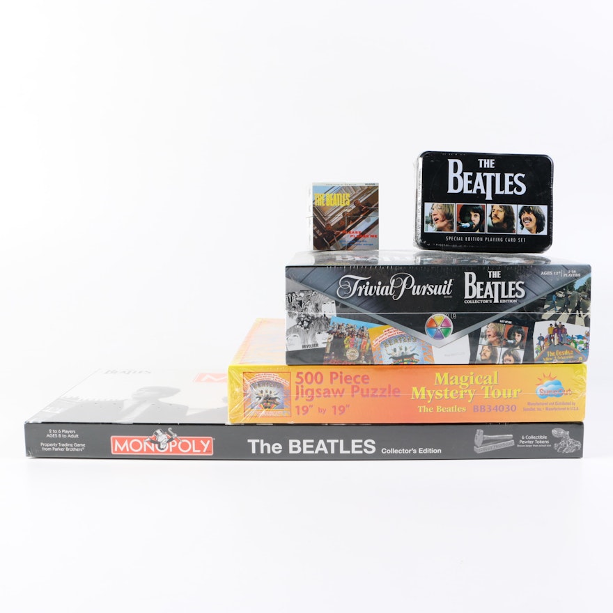 Beatles Games and Puzzles Including "Trivial Pursuit" and "Monopoly"
