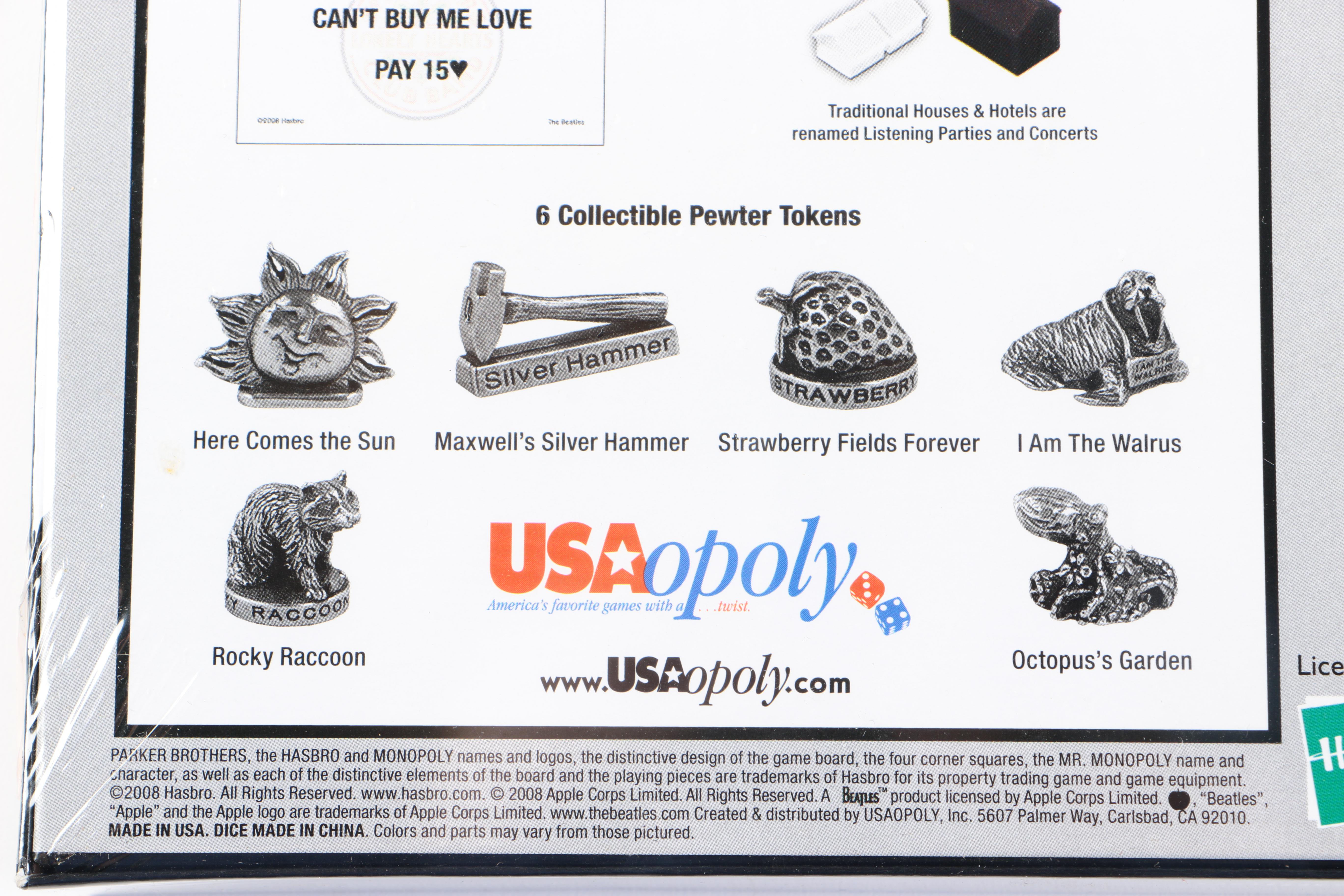 Beatles Games and Puzzles Including "Trivial Pursuit" and "Monopoly"