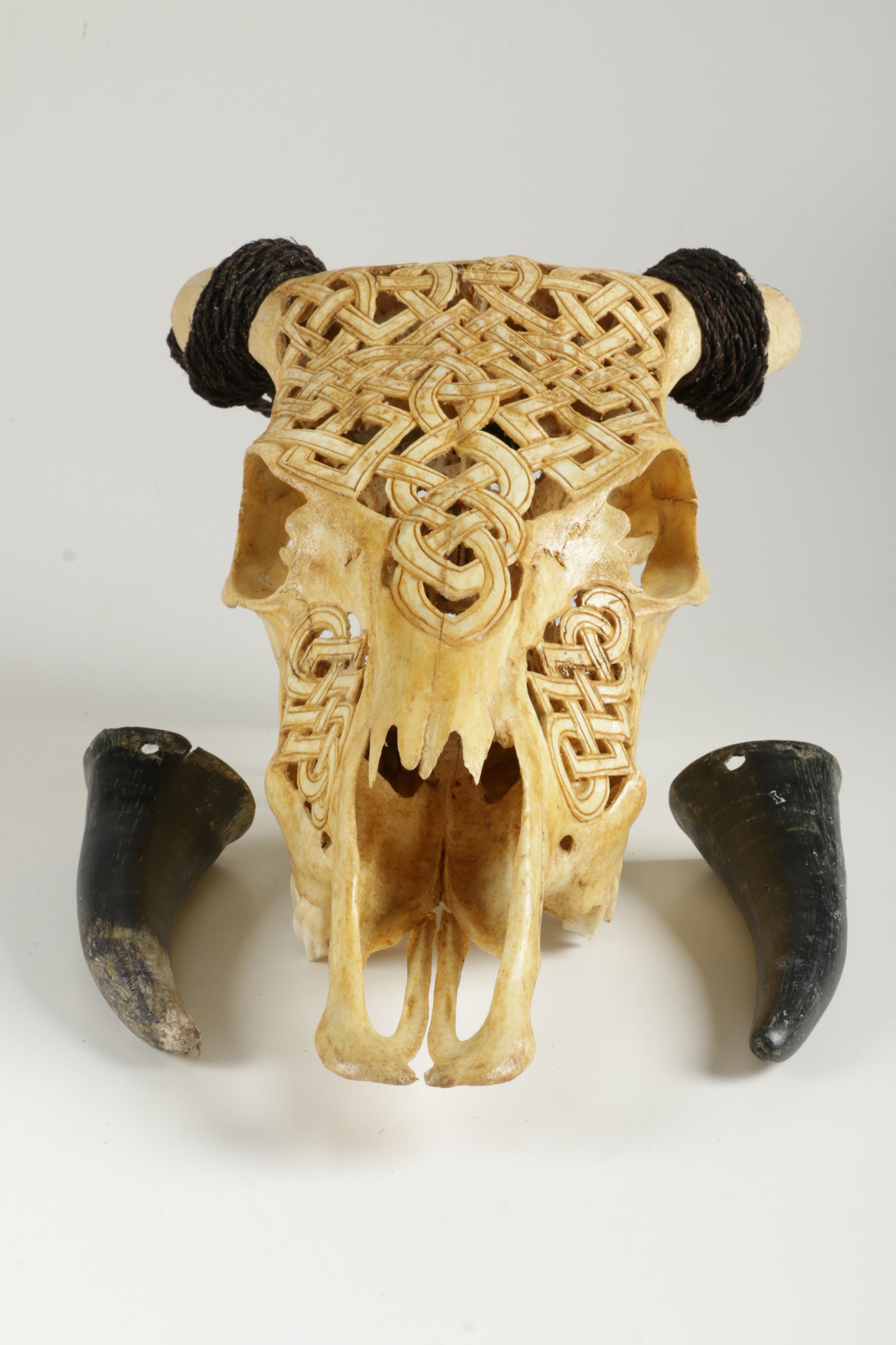 Ornately Carved Animal Skulls