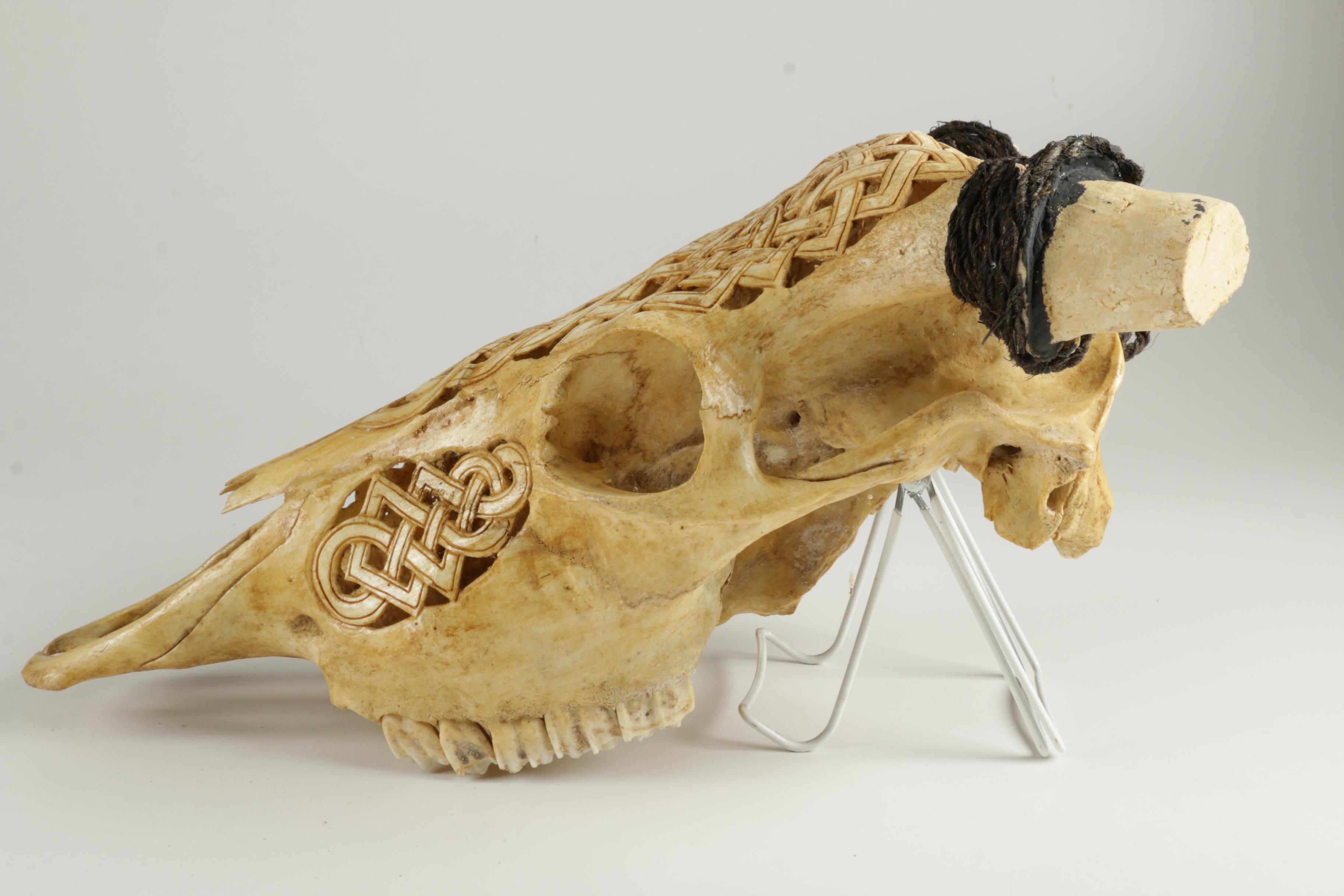 Ornately Carved Animal Skulls