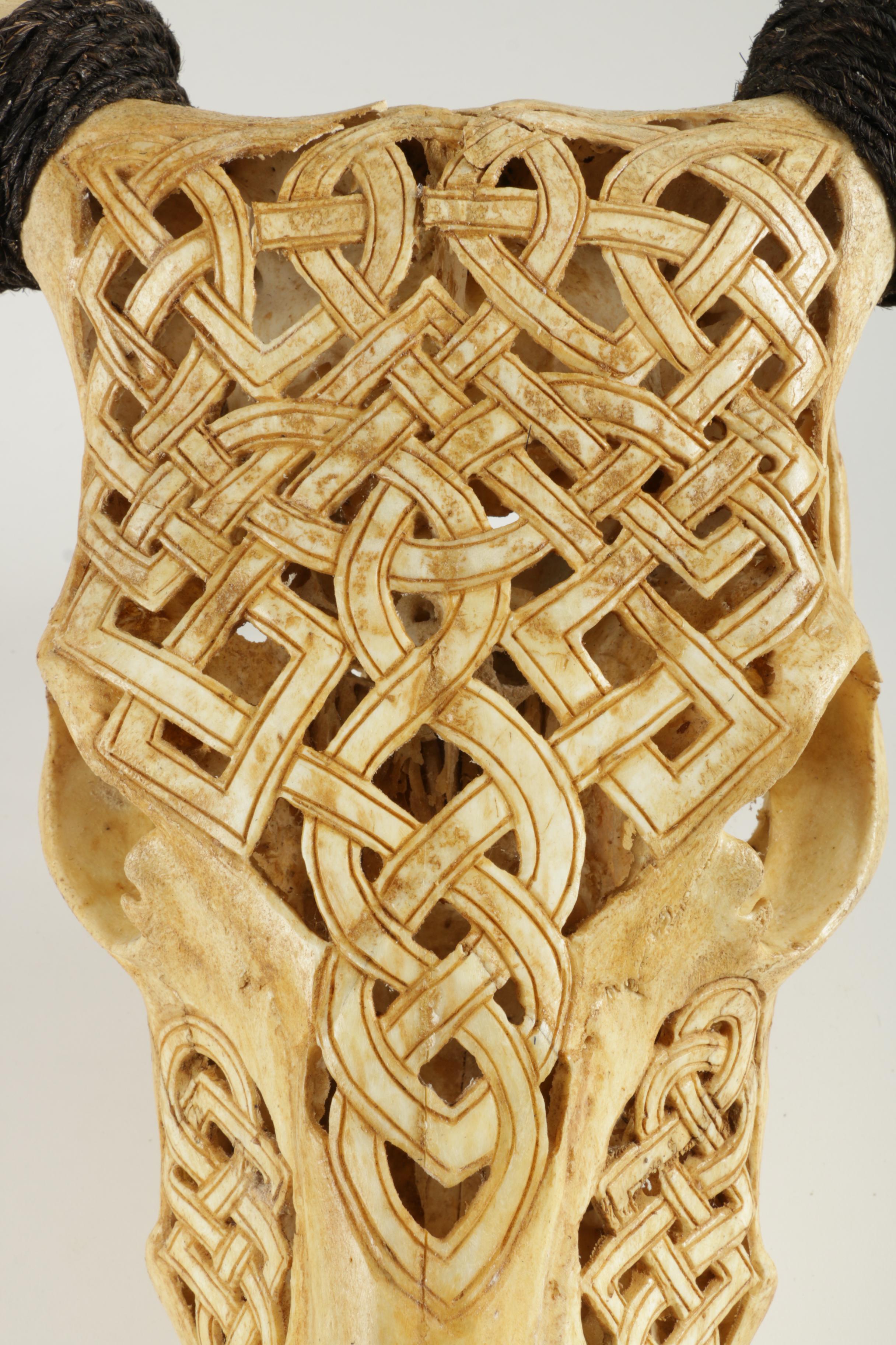 Ornately Carved Animal Skulls