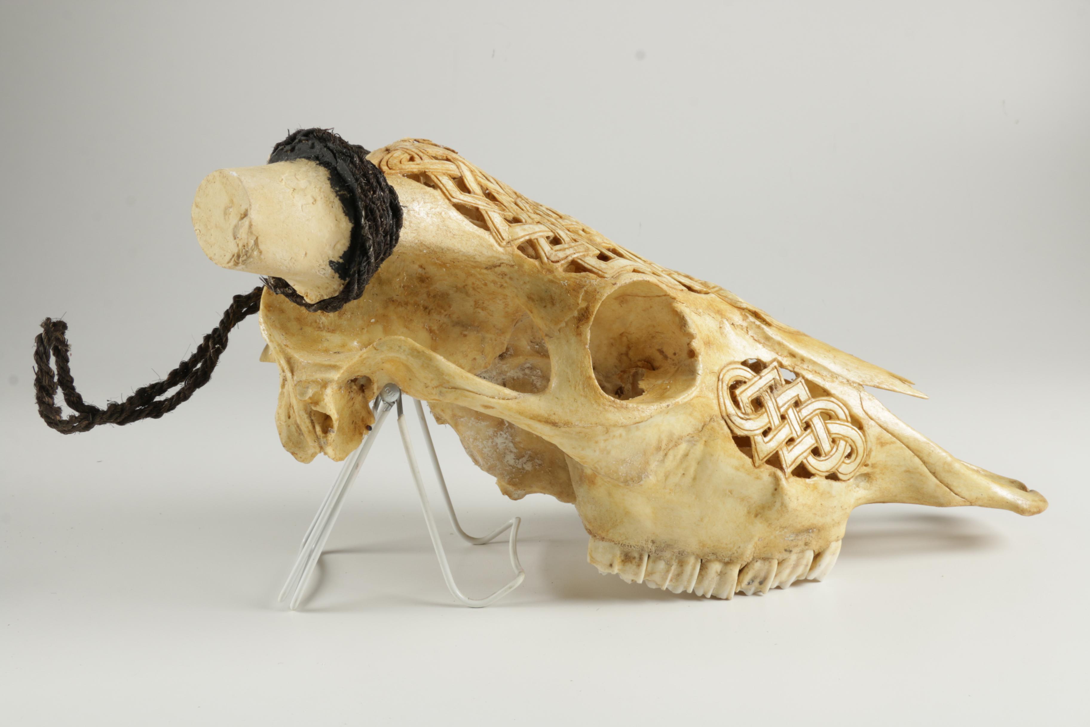 Ornately Carved Animal Skulls