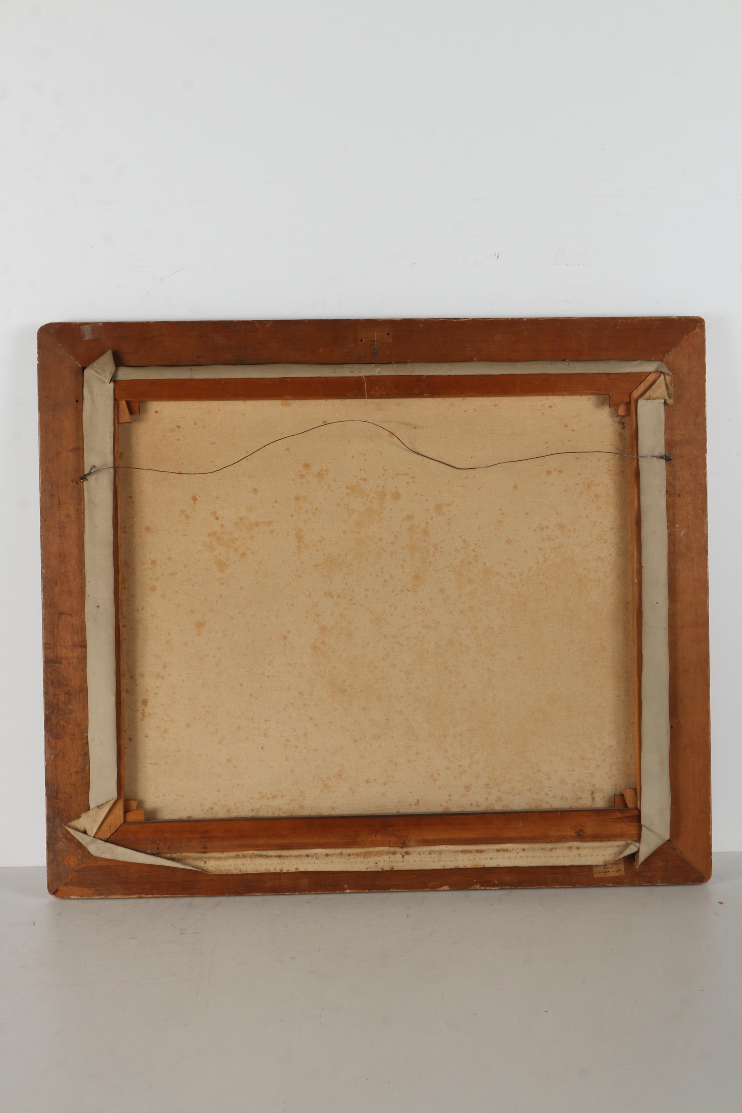 E.G. Kummer Vintage Oil Painting on Canvas "Autumn"