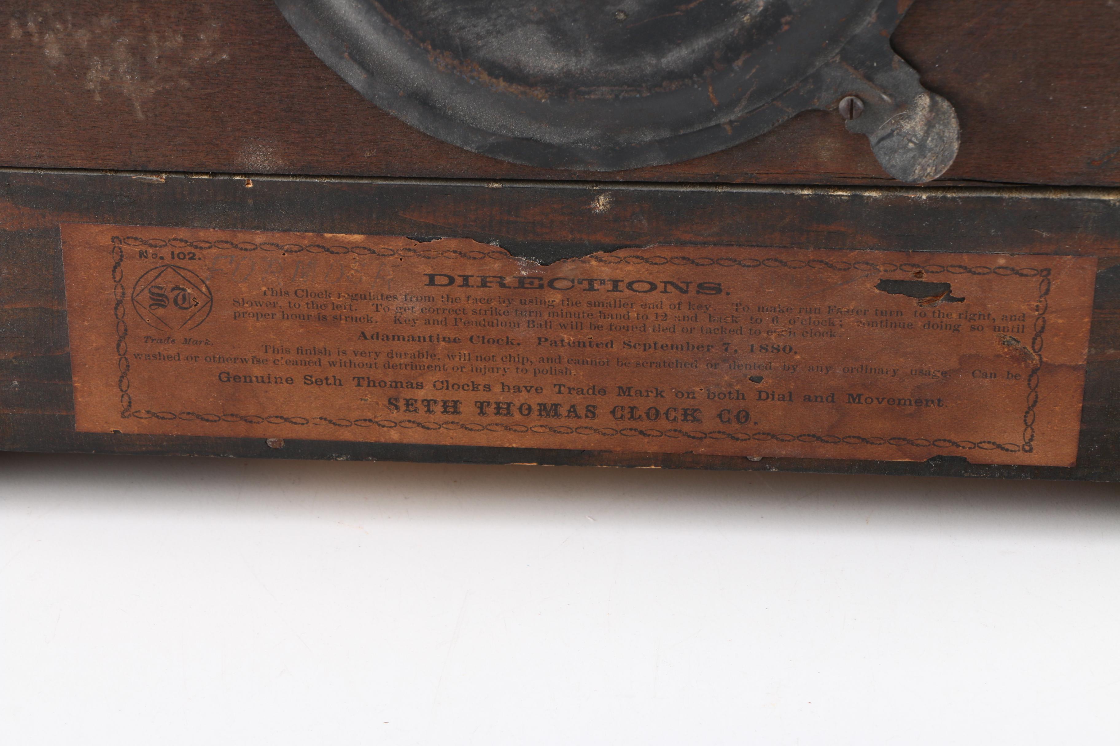 Antique Seth Thomas Art Deco Mantel Clock