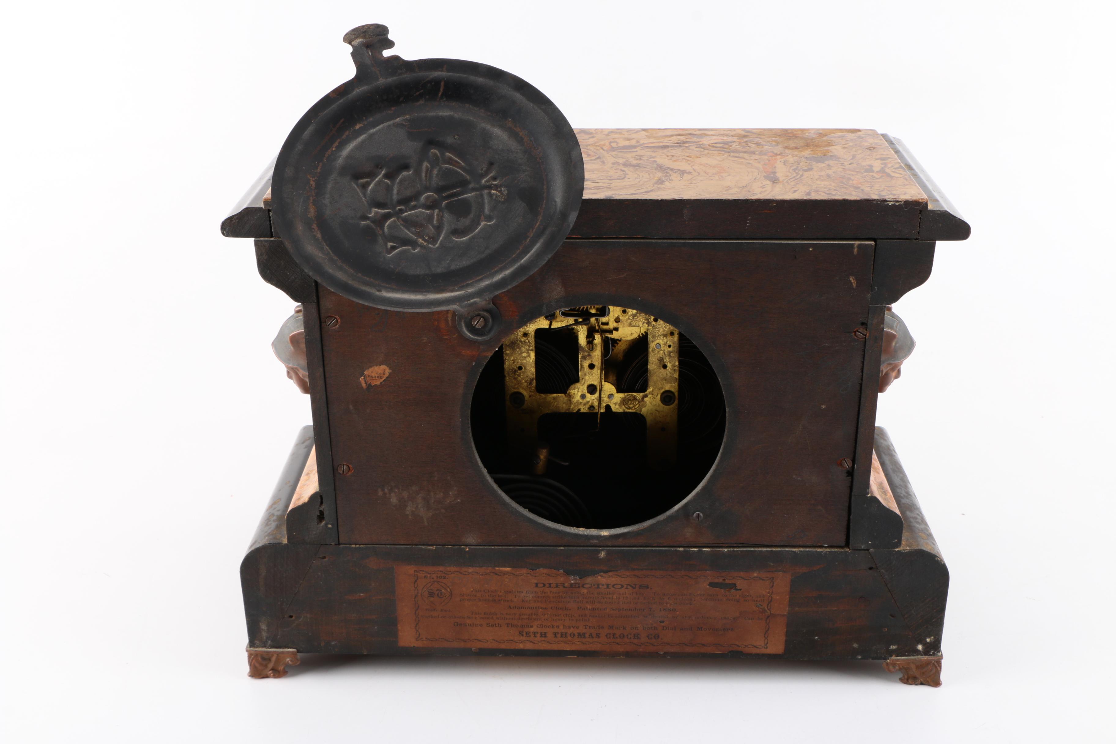 Antique Seth Thomas Art Deco Mantel Clock