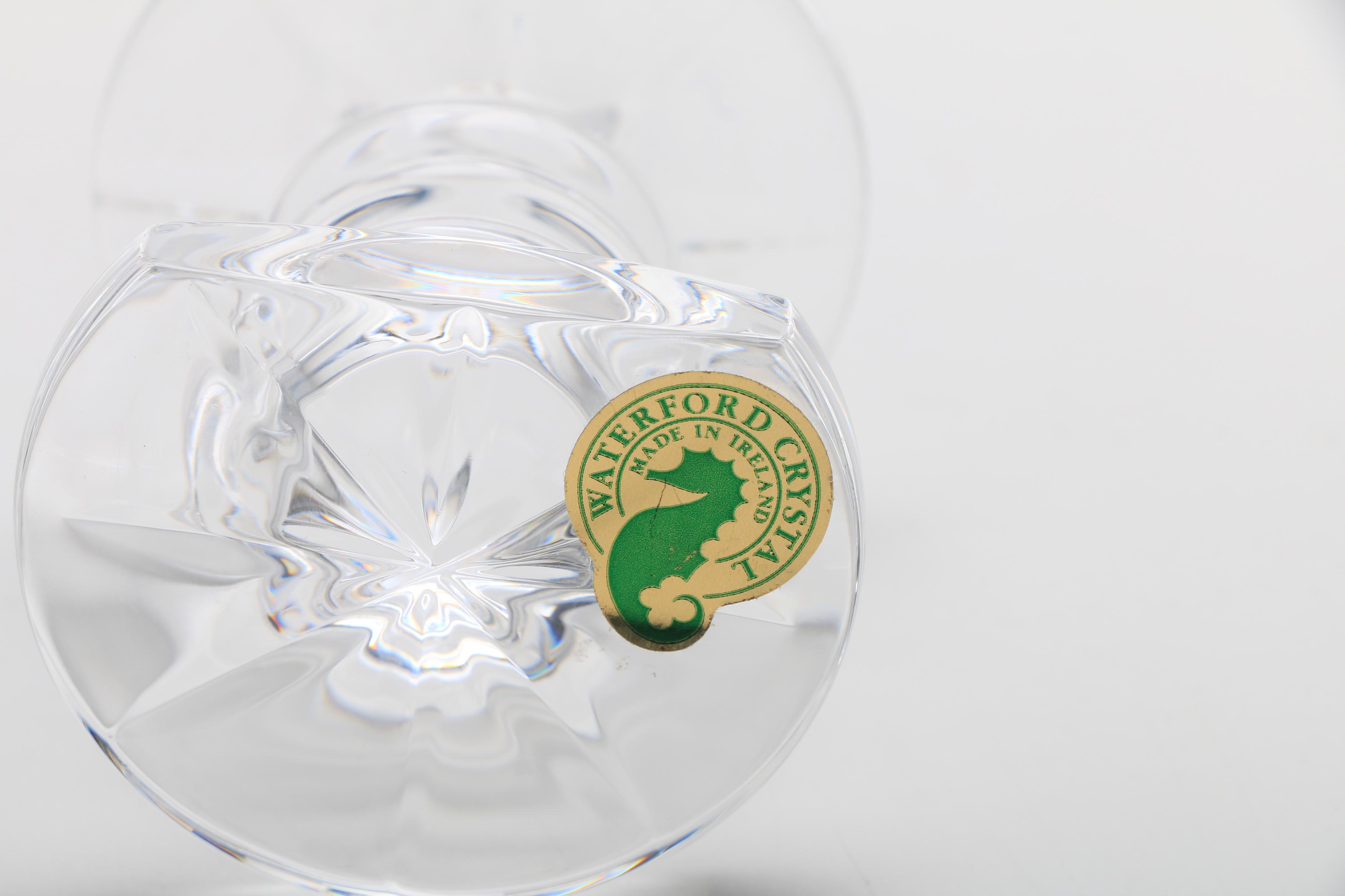 Collection of Nine Crystal and Glass Knife Rests