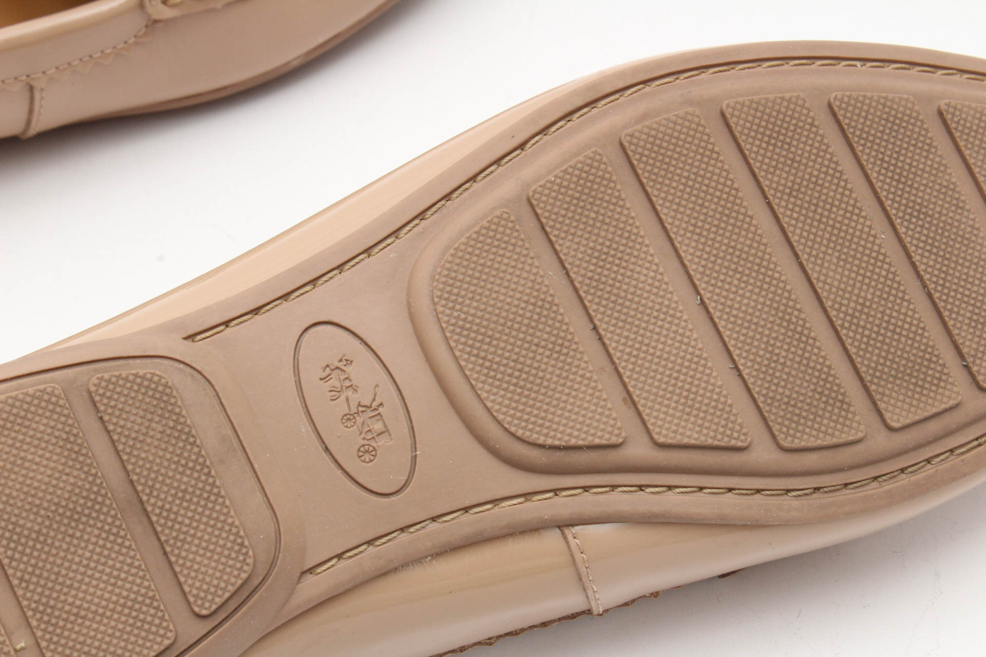 Coach Odette Blush Patent Leather Loafers