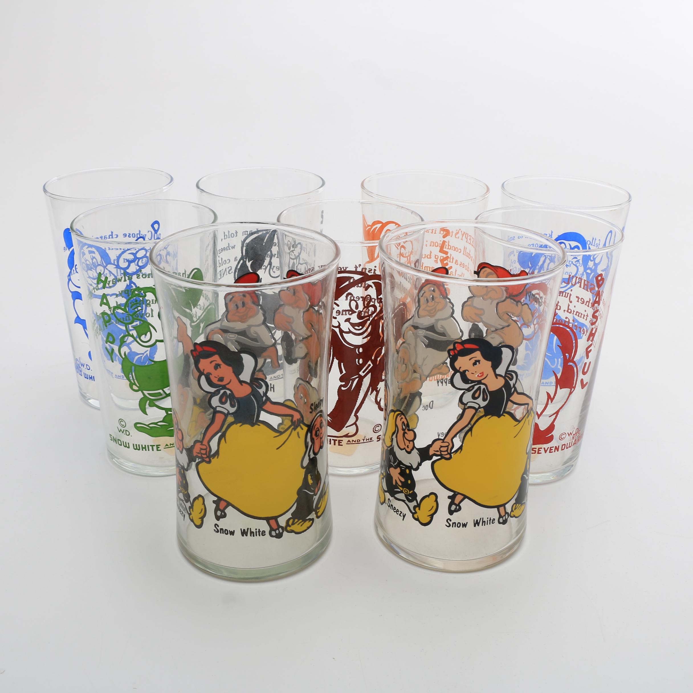 Walt Disney "Snow White and The Seven Dwarfs" Glasses and Hankies