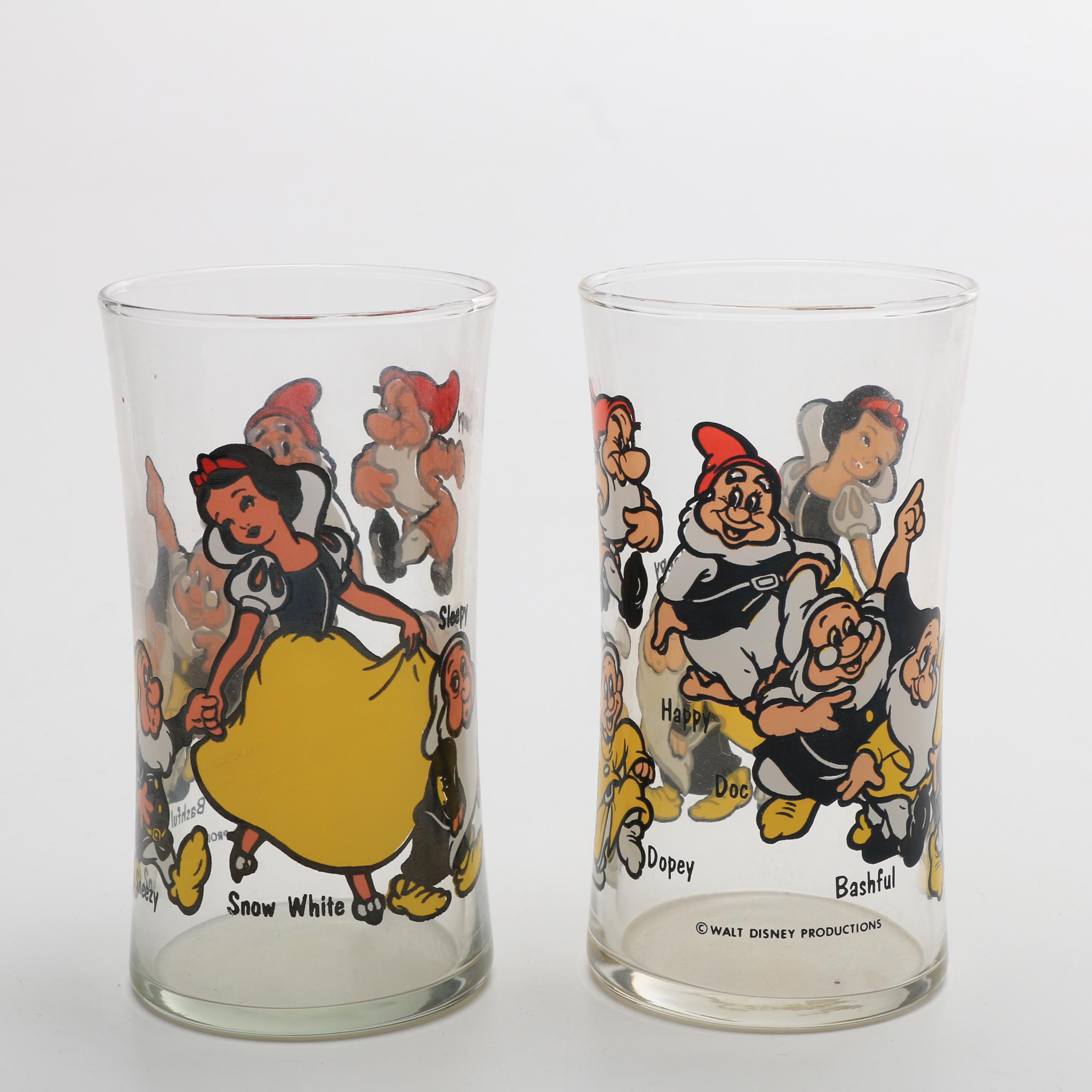 Walt Disney "Snow White and The Seven Dwarfs" Glasses and Hankies
